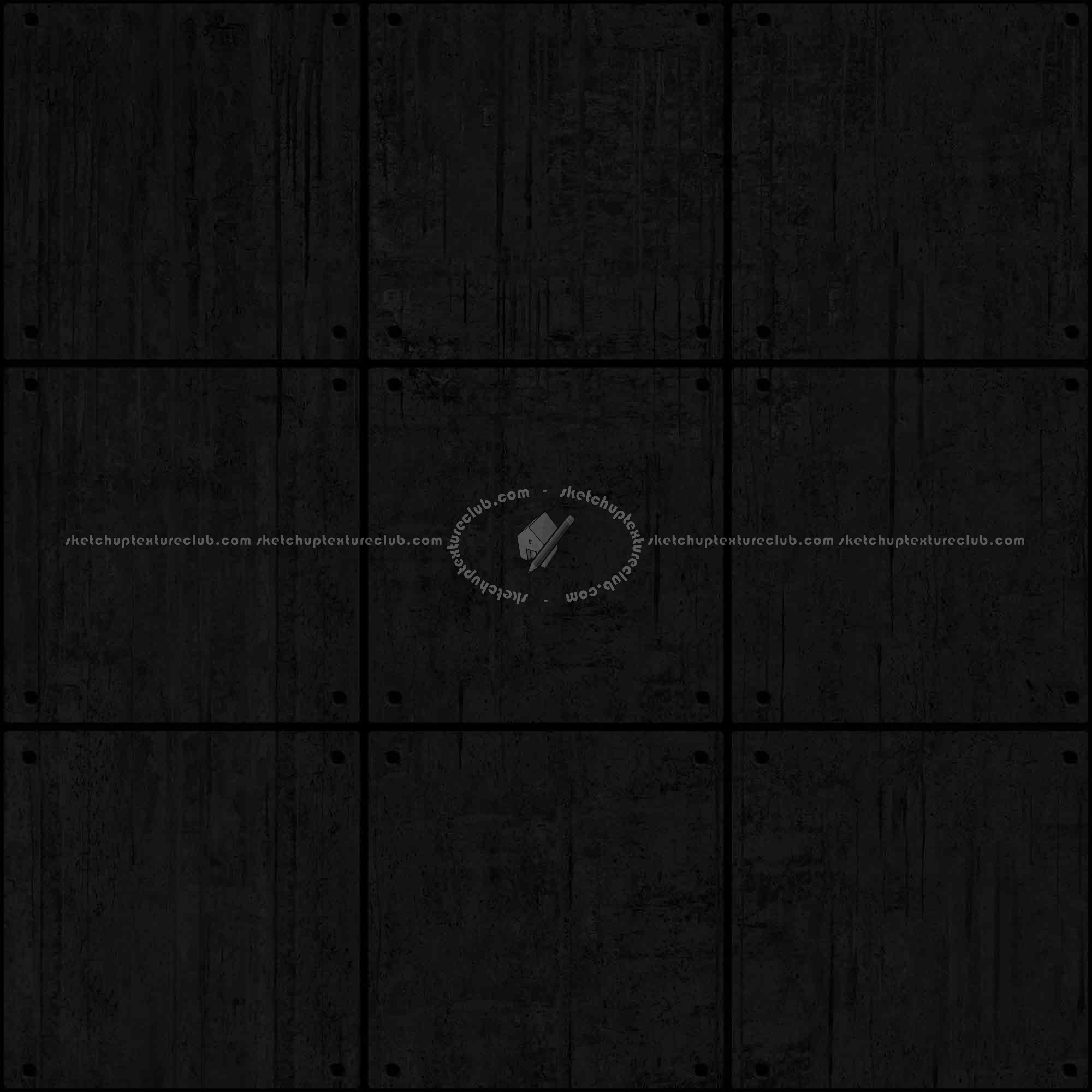 Textures   -   ARCHITECTURE   -   CONCRETE   -   Plates   -   Dirty  - Concrete dirt plates wall texture seamless 01767 - Specular