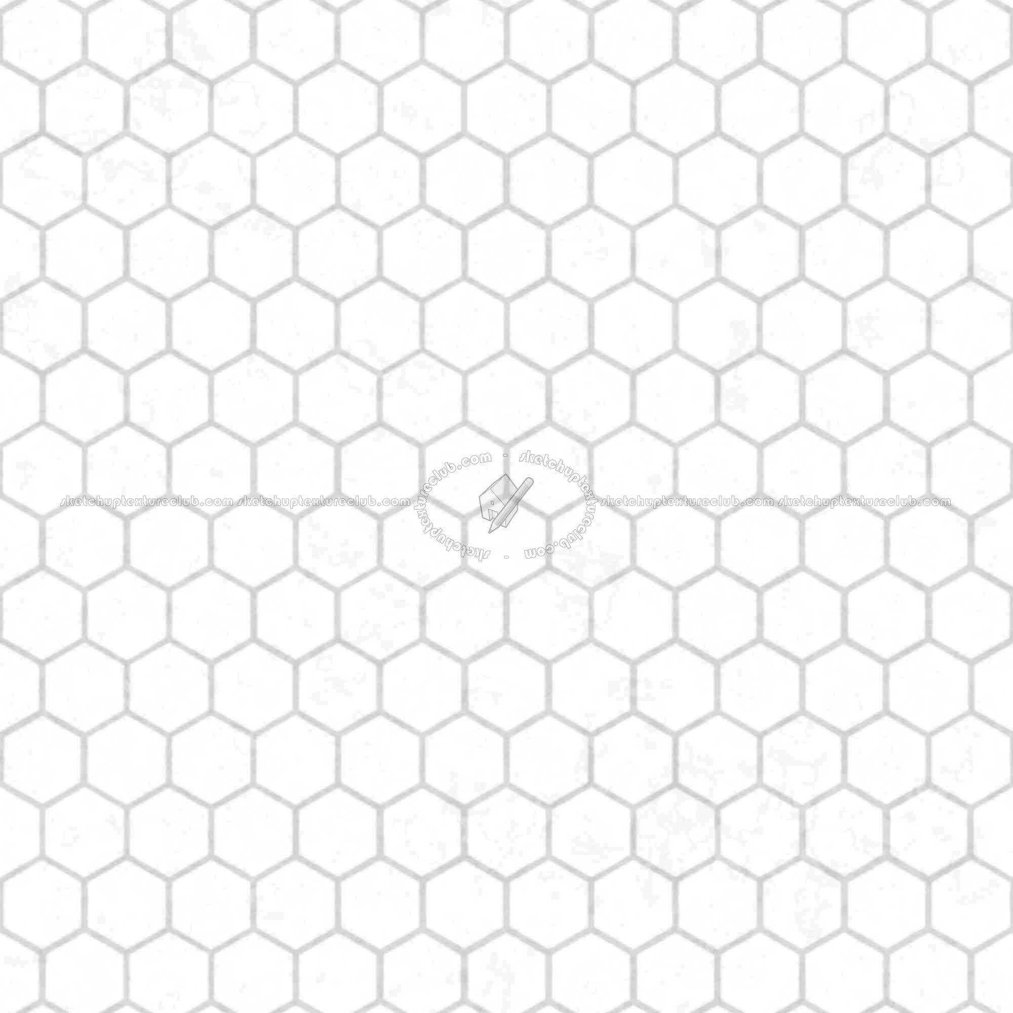 Textures   -   ARCHITECTURE   -   TILES INTERIOR   -   Hexagonal mixed  - concrete hexagonal tile texture seamless 21399 - Ambient occlusion