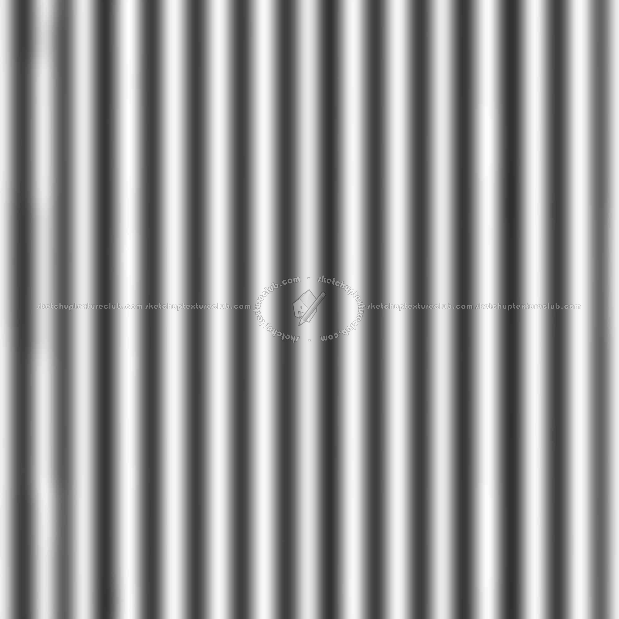 Textures   -   MATERIALS   -   METALS   -   Corrugated  - Dirty corrugated metal texture seamless 09960 - Displacement