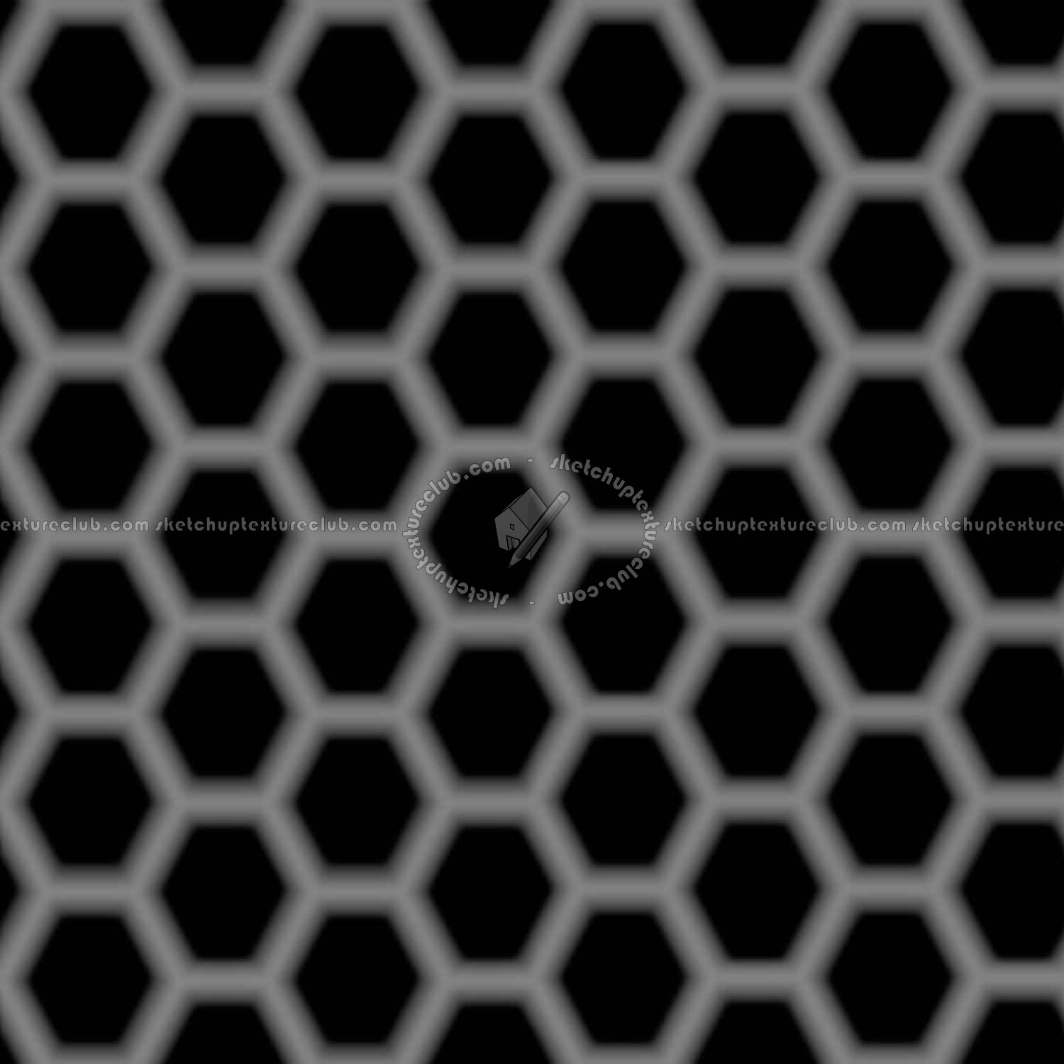 Textures   -   MATERIALS   -   METALS   -   Perforated  - Orange red perforated plate texture seamless 10515 - Displacement