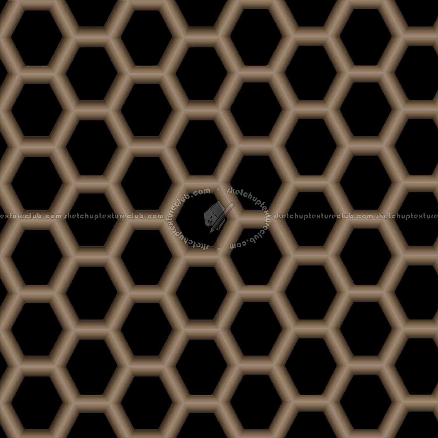 Textures   -   MATERIALS   -   METALS   -   Perforated  - Orange red perforated plate texture seamless 10515 - Specular