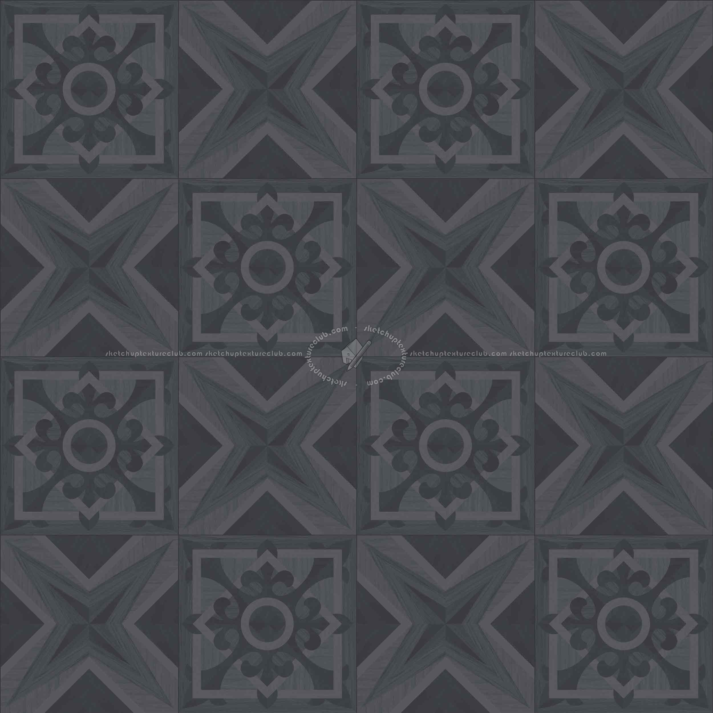 Textures   -   ARCHITECTURE   -   WOOD FLOORS   -   Geometric pattern  - Parquet geometric pattern texture seamless 04764 - Specular