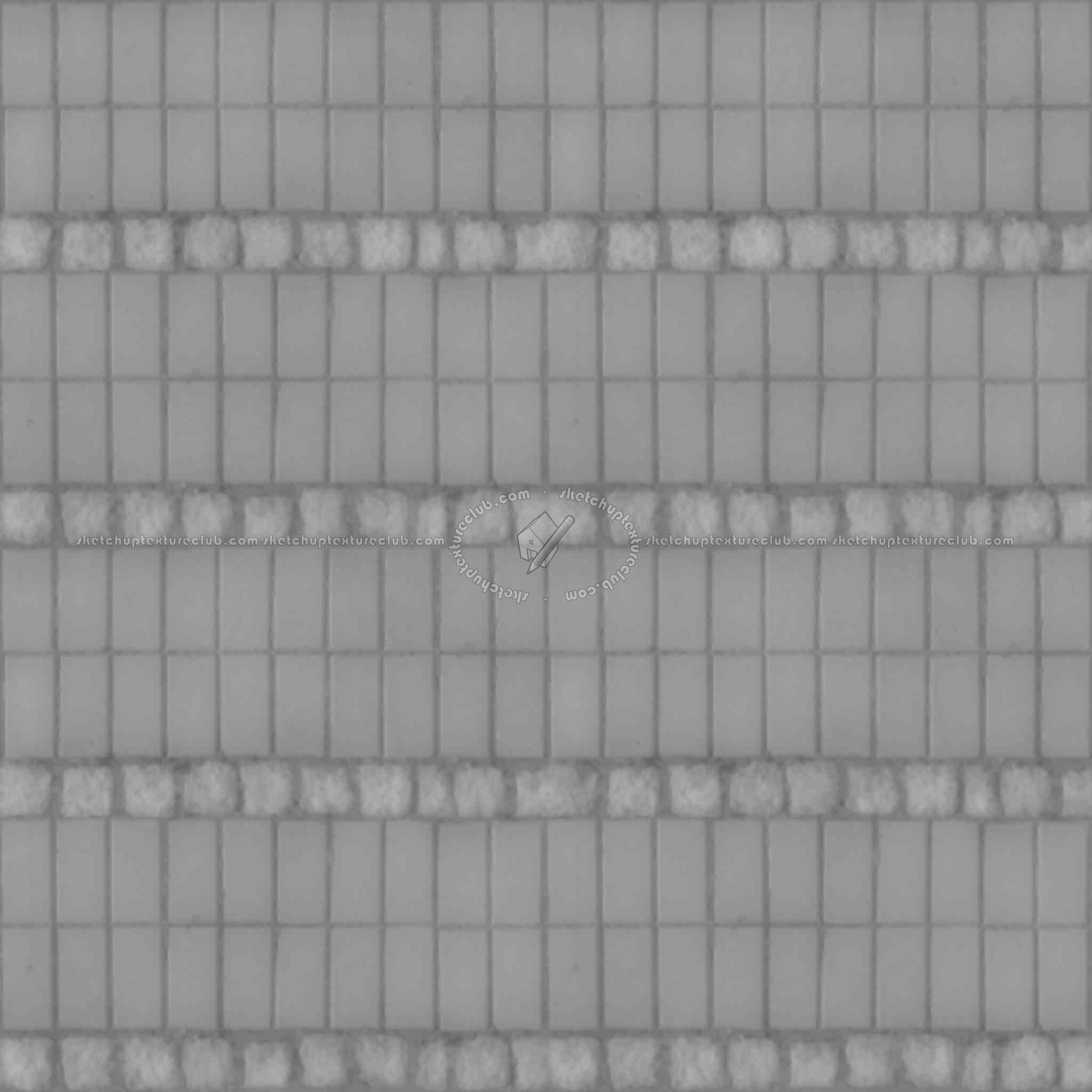 Textures   -   ARCHITECTURE   -   PAVING OUTDOOR   -   Concrete   -   Blocks regular  - Paving outdoor concrete regular block texture seamless 05668 - Displacement