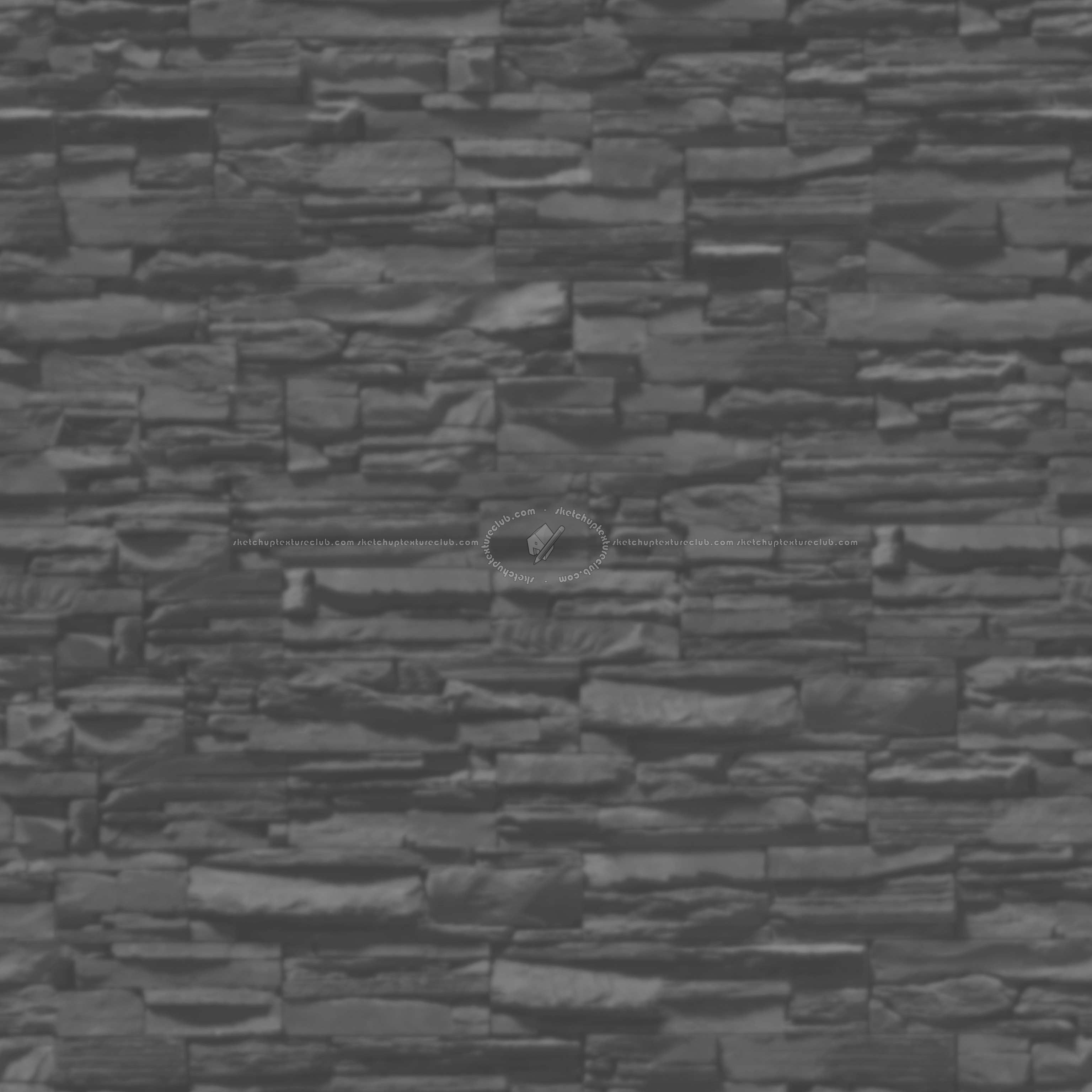 Textures   -   ARCHITECTURE   -   STONES WALLS   -   Claddings stone   -   Stacked slabs  - Stacked slabs walls stone texture seamless 08176 - Displacement