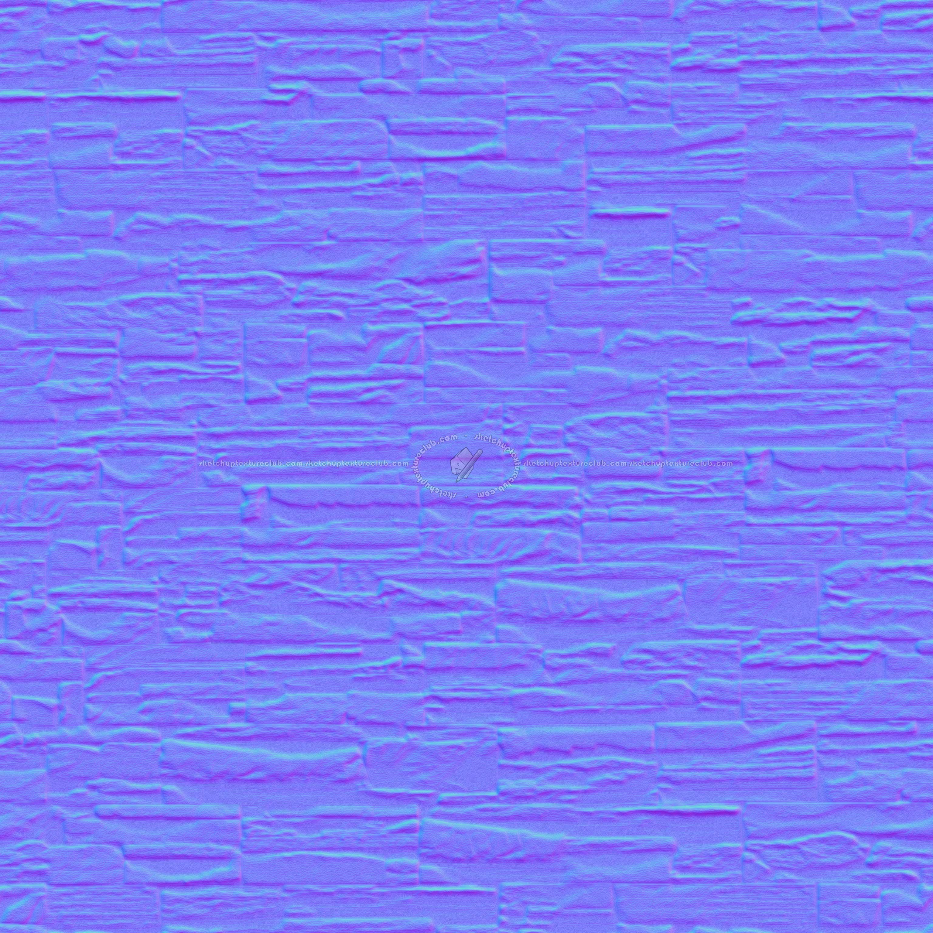 Textures   -   ARCHITECTURE   -   STONES WALLS   -   Claddings stone   -   Stacked slabs  - Stacked slabs walls stone texture seamless 08176 - Normal