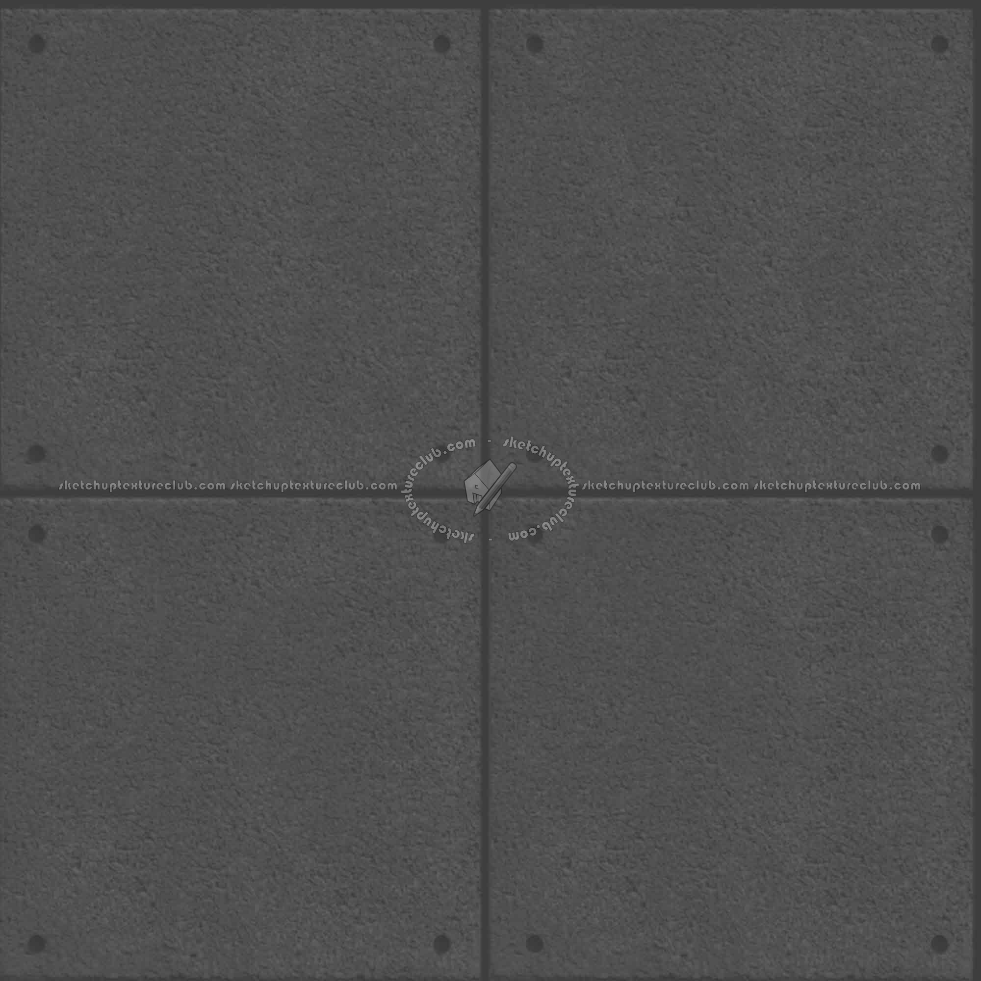 Textures   -   ARCHITECTURE   -   CONCRETE   -   Plates   -   Clean  - Clean cinder block with holes texture seamless 01666 - Displacement