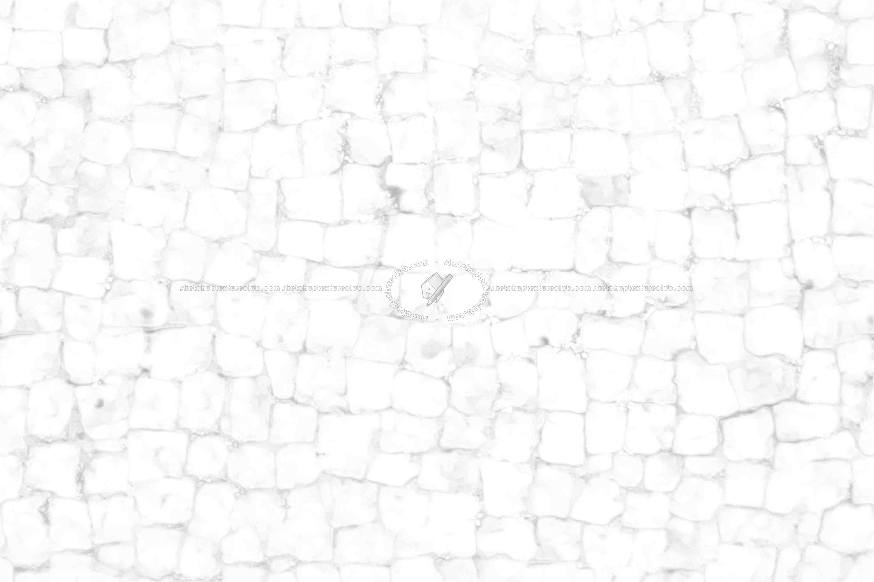 Textures   -   ARCHITECTURE   -   ROADS   -   Paving streets   -   Damaged cobble  - Dirt street paving cobblestone texture seamless 17016 - Ambient occlusion