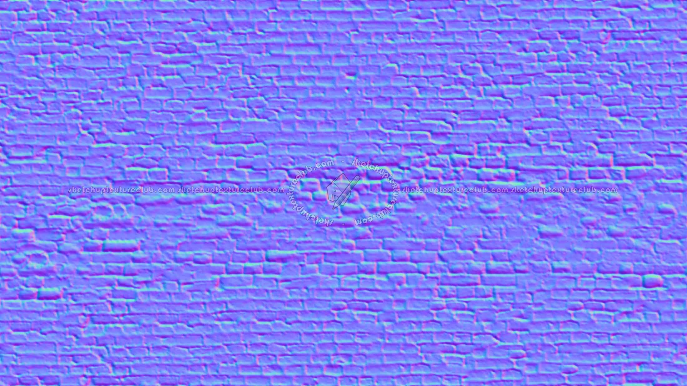 Textures   -   ARCHITECTURE   -   BRICKS   -   Damaged bricks  - Old damaged bricks texture seamless 18107 - Normal