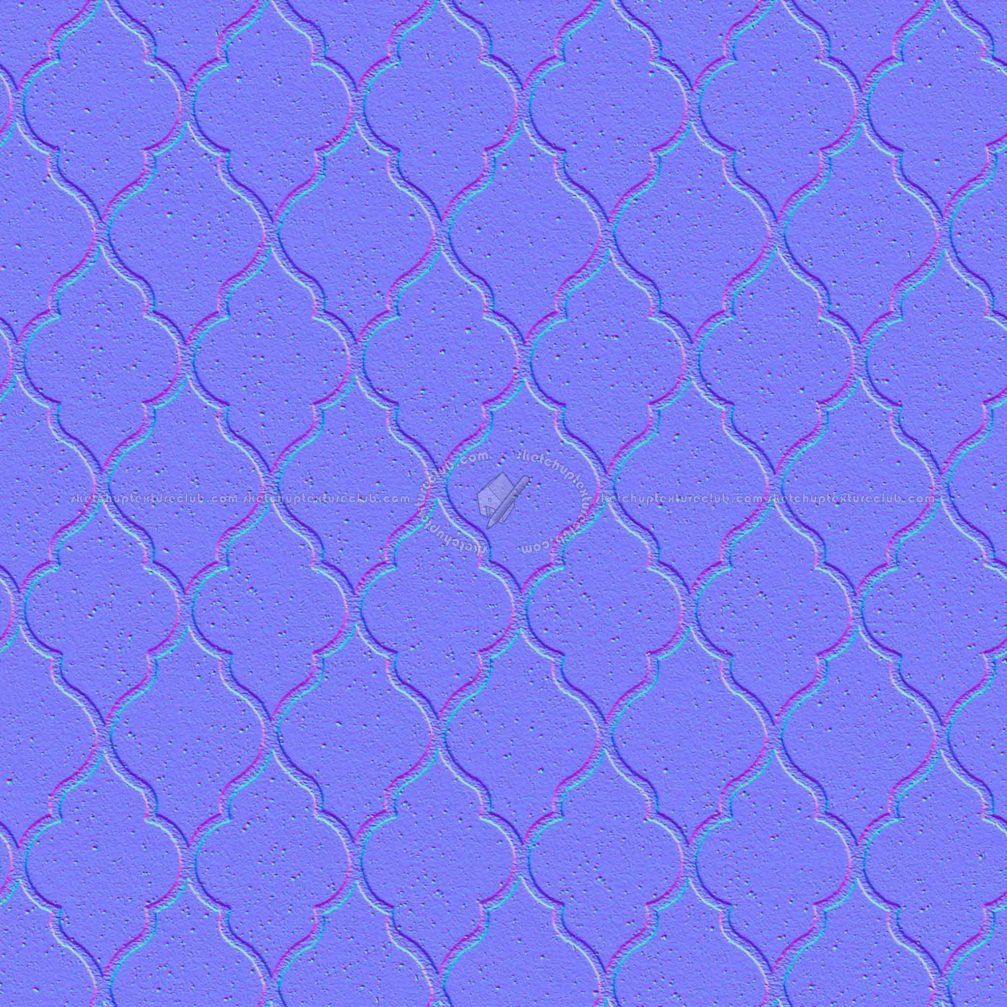 Textures   -   ARCHITECTURE   -   PAVING OUTDOOR   -   Concrete   -   Blocks mixed  - Paving concrete mixed size texture seamless 05605 - Normal