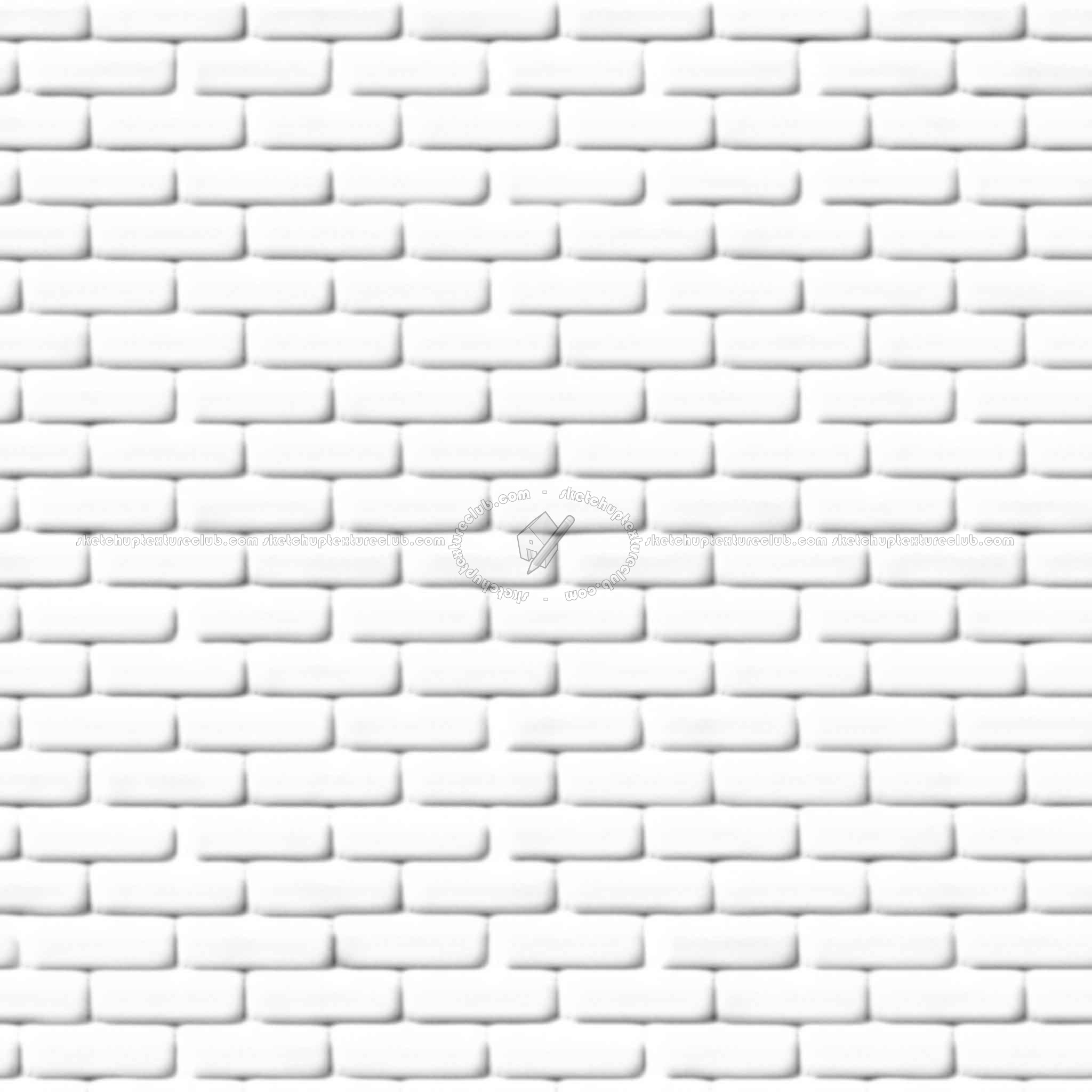 Textures   -   ARCHITECTURE   -   BRICKS   -   Colored Bricks   -   Smooth  - Texture colored bricks smooth seamless 00095 - Ambient occlusion