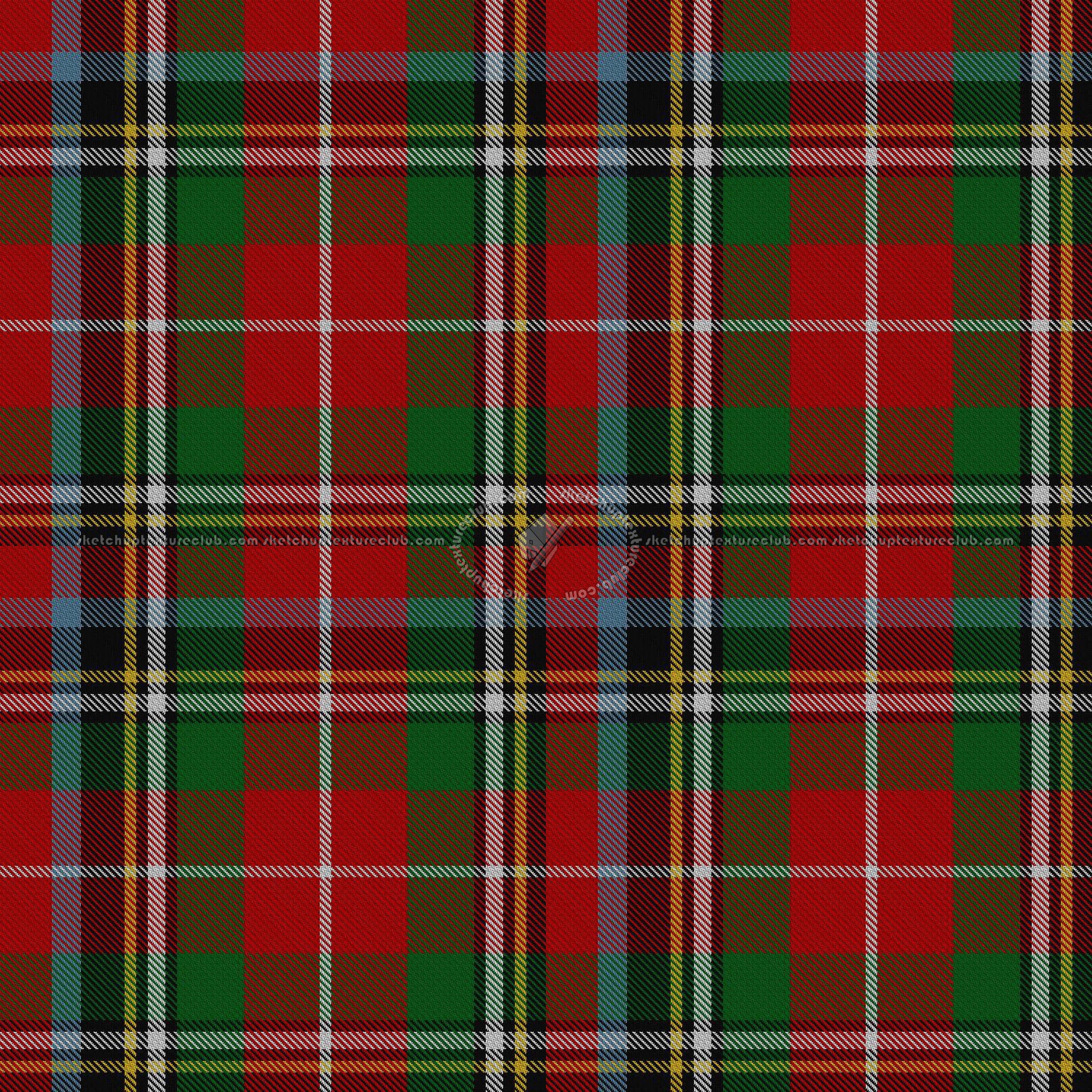 wool tartan fabric PBR texture seamless 21807
