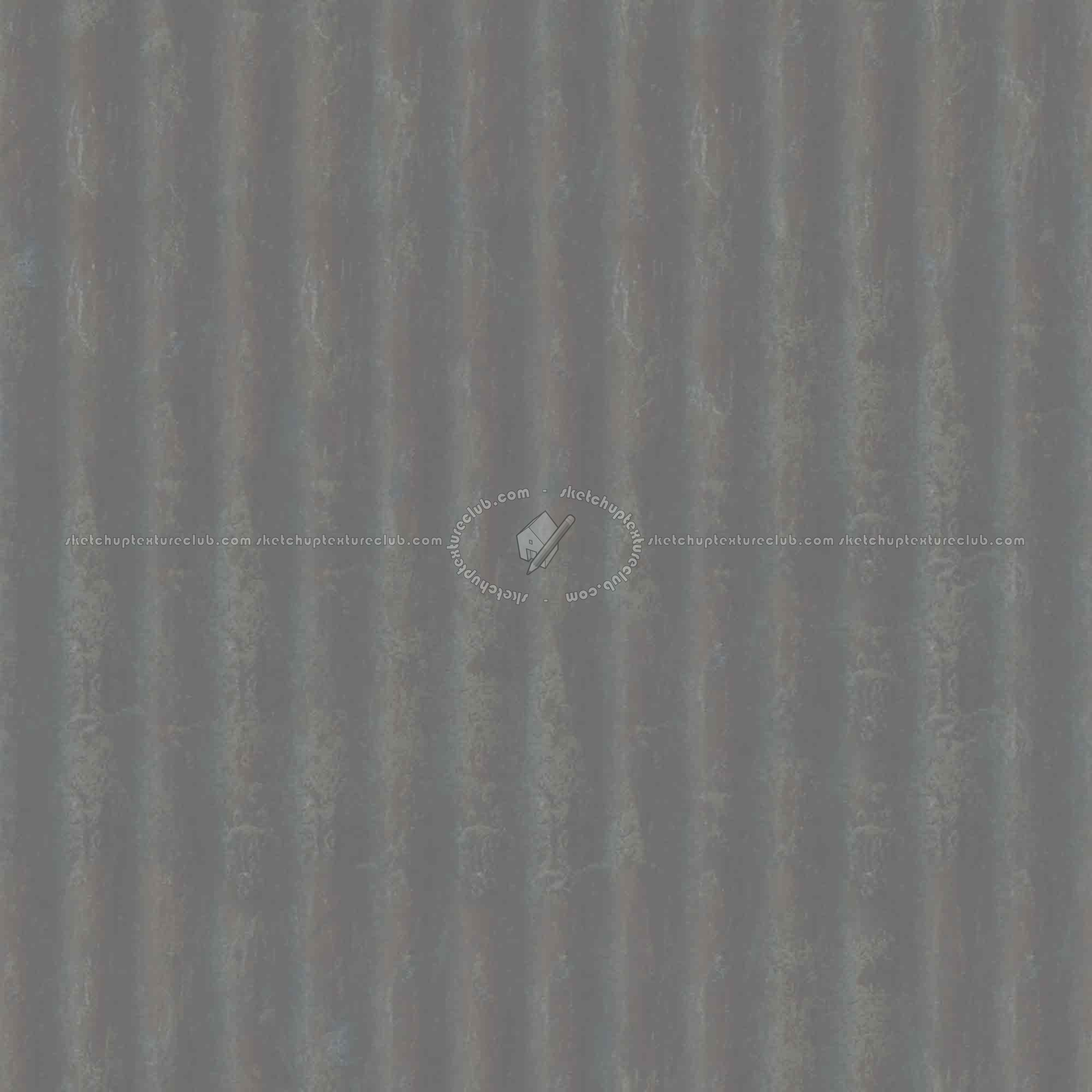 Textures   -   MATERIALS   -   METALS   -   Corrugated  - Dirty corrugated metal texture seamless 09962 - Specular