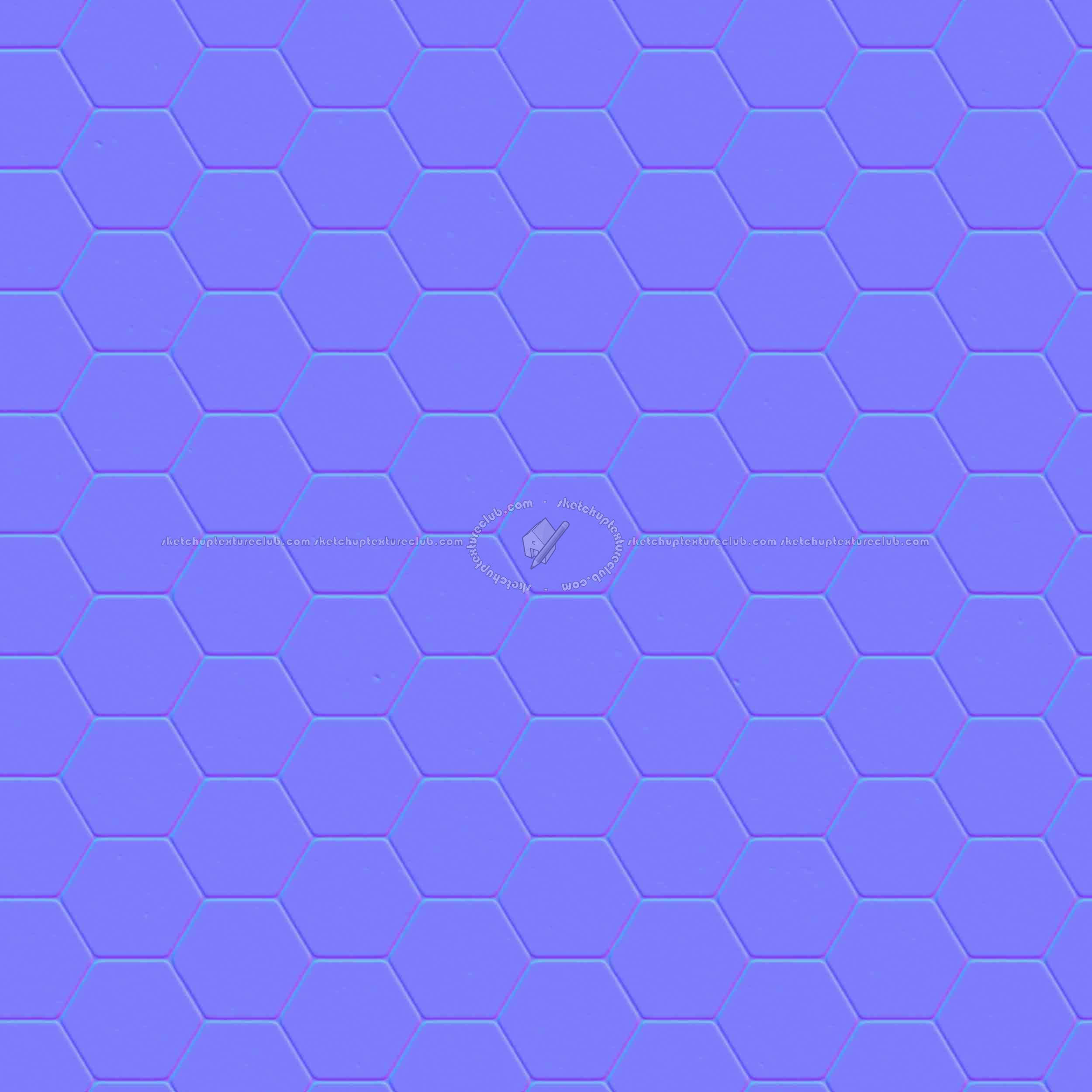 Textures   -   ARCHITECTURE   -   TILES INTERIOR   -   Hexagonal mixed  - hexagonal green marble tile texture seamless 21413 - Normal