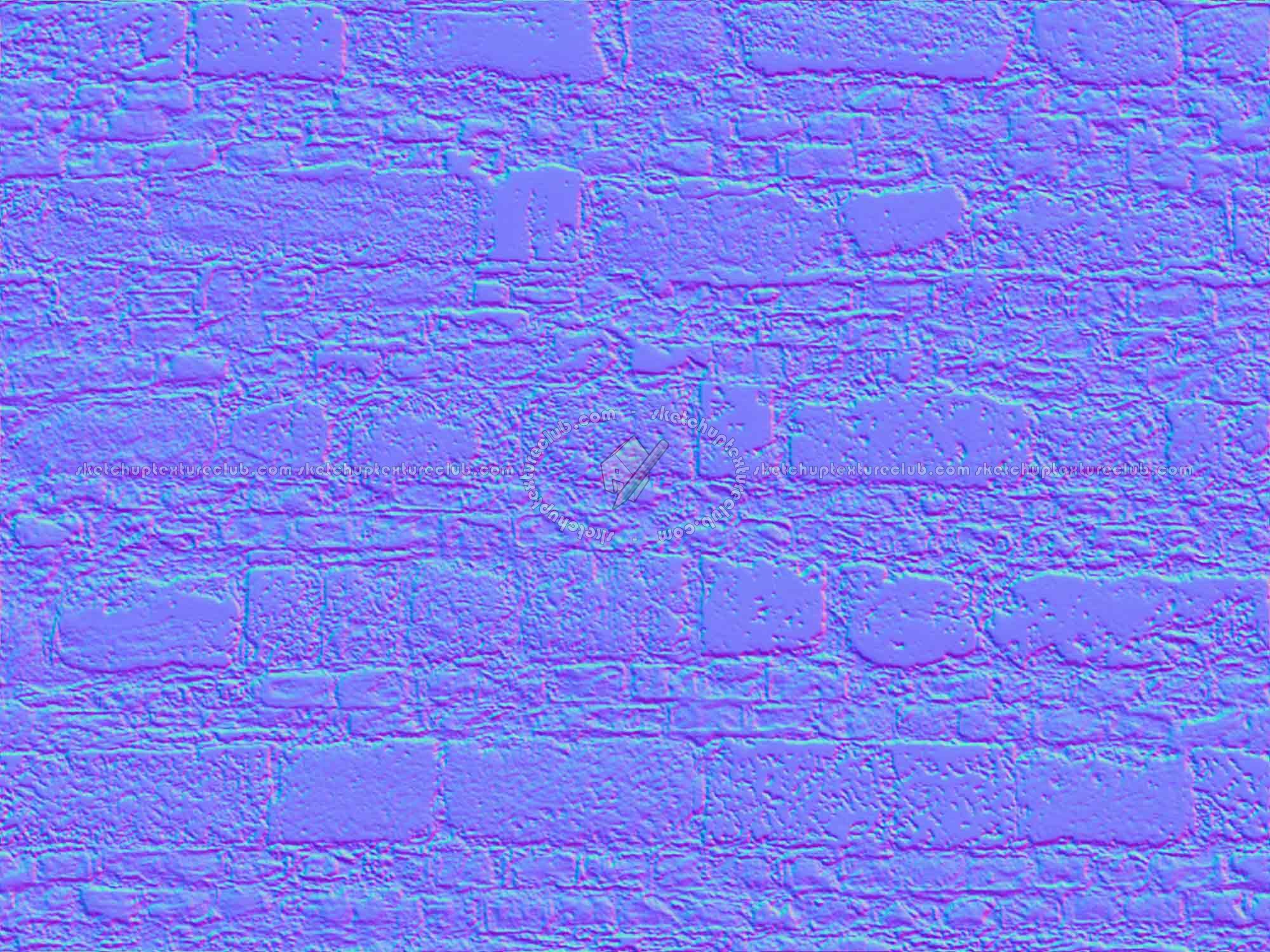 Textures   -   ARCHITECTURE   -   PAVING OUTDOOR   -   Pavers stone   -   Blocks mixed  - Pavers stone mixed size texture seamless 06132 - Normal