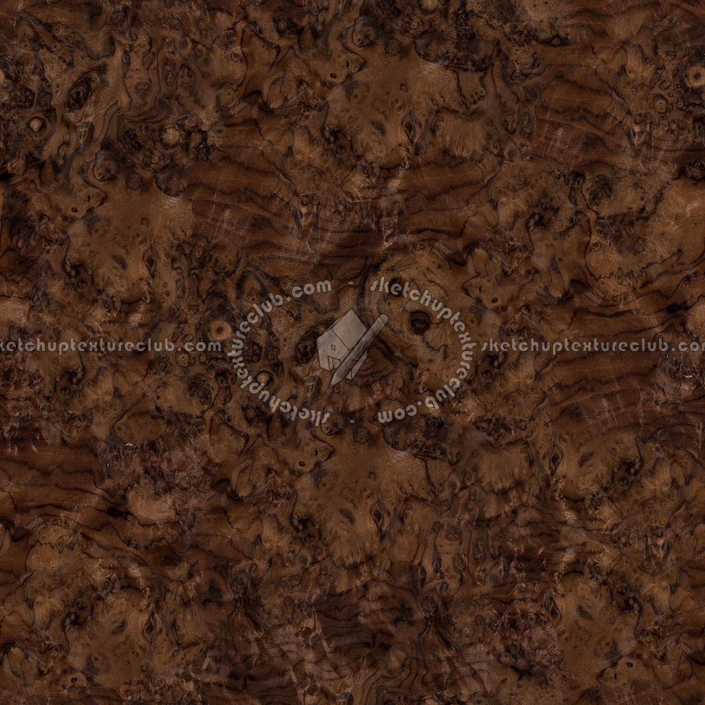 Textures   -   ARCHITECTURE   -   WOOD   -   Fine wood   -   Dark wood  - Walnut burl dark fine wood texture seamless 04235 (seamless)