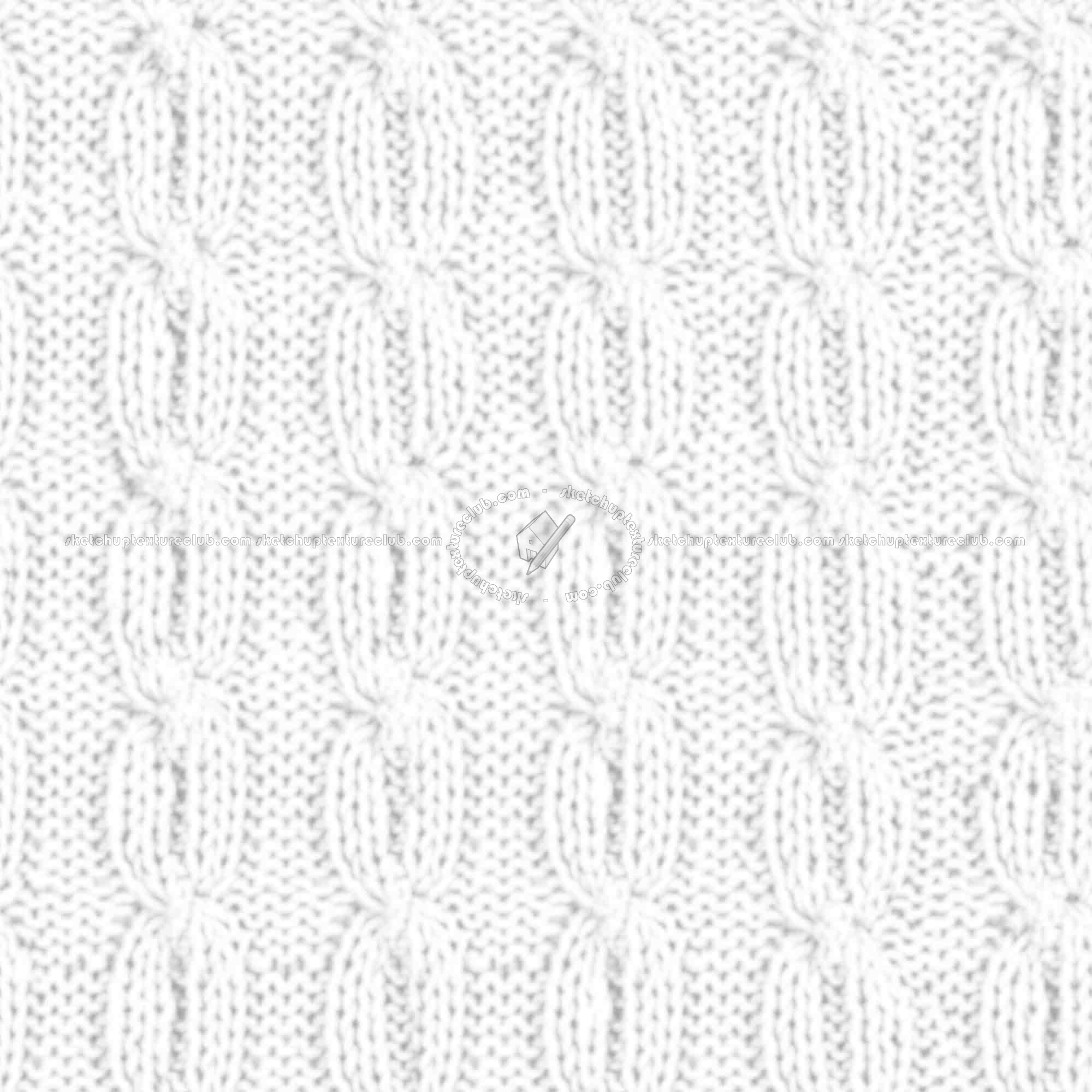Textures   -   MATERIALS   -   FABRICS   -   Jersey  - Wool knitted texture seamless 19474 - Ambient occlusion
