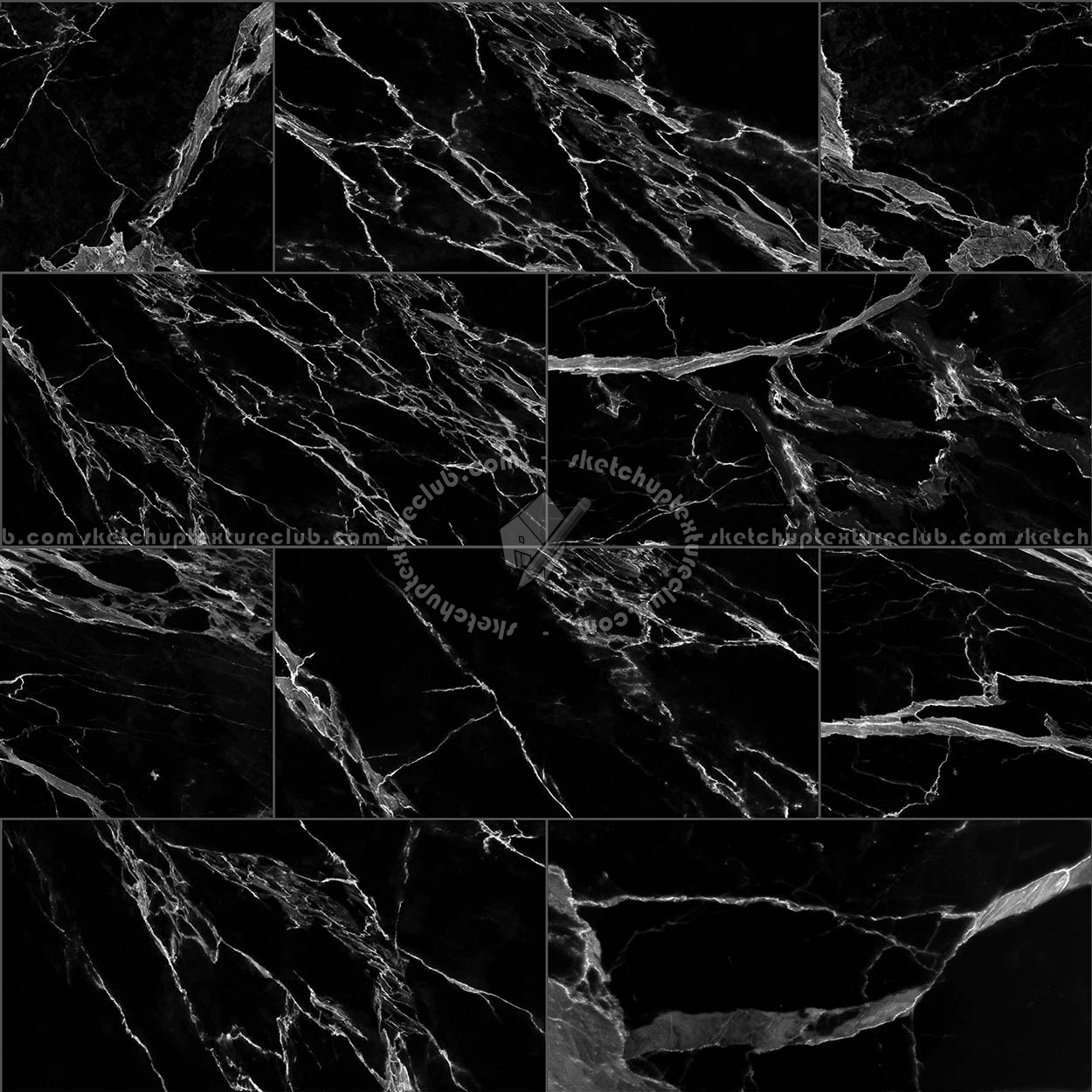 Black marble tiles Pbr texture seamless 22263