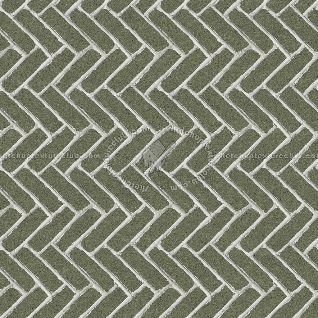 Textures   -   ARCHITECTURE   -   PAVING OUTDOOR   -   Concrete   -   Herringbone  - Concrete paving herringbone outdoor texture seamless 05835 (seamless)