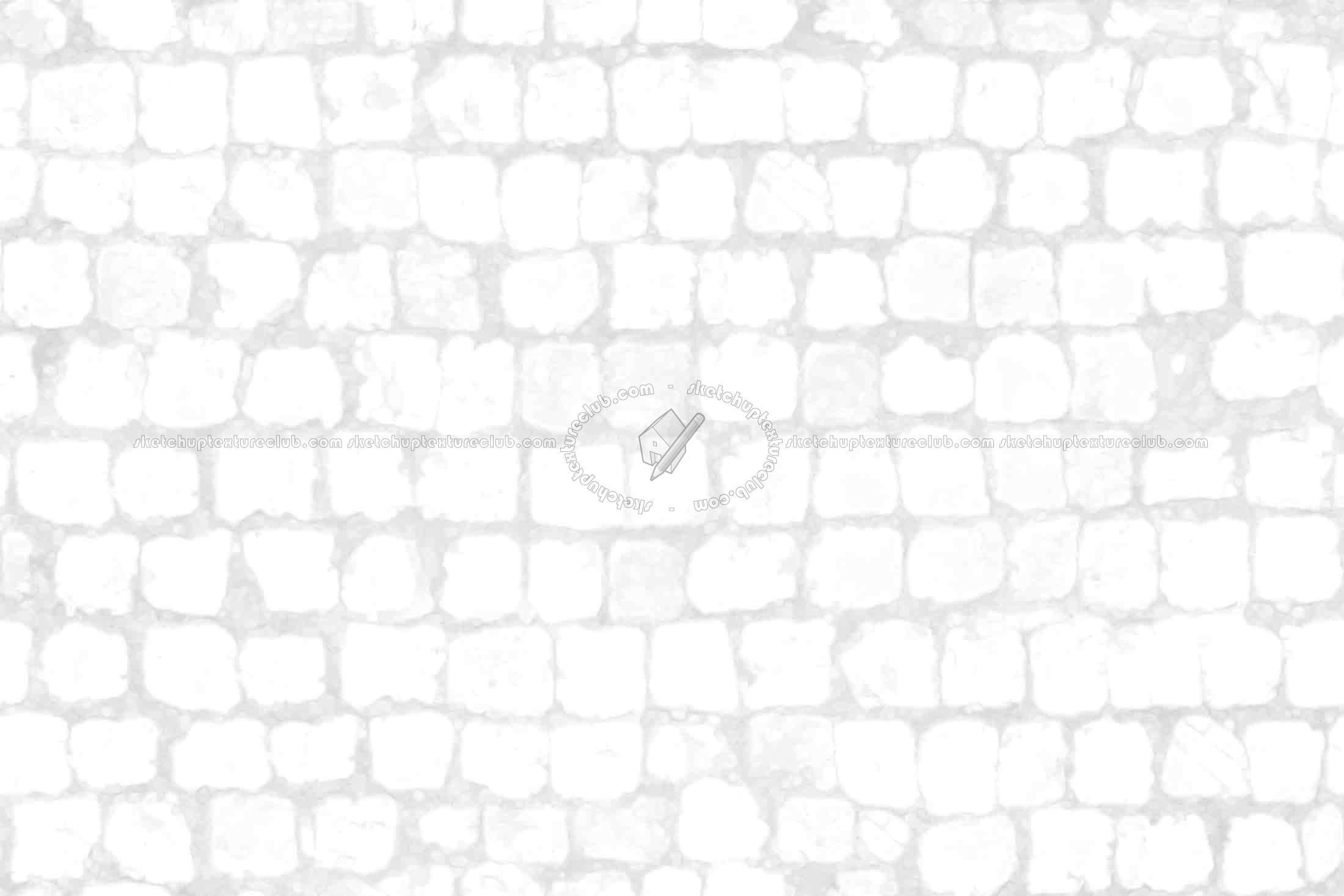 Textures   -   ARCHITECTURE   -   ROADS   -   Paving streets   -   Damaged cobble  - Damaged cobblestone texture seamless 21236 - Ambient occlusion