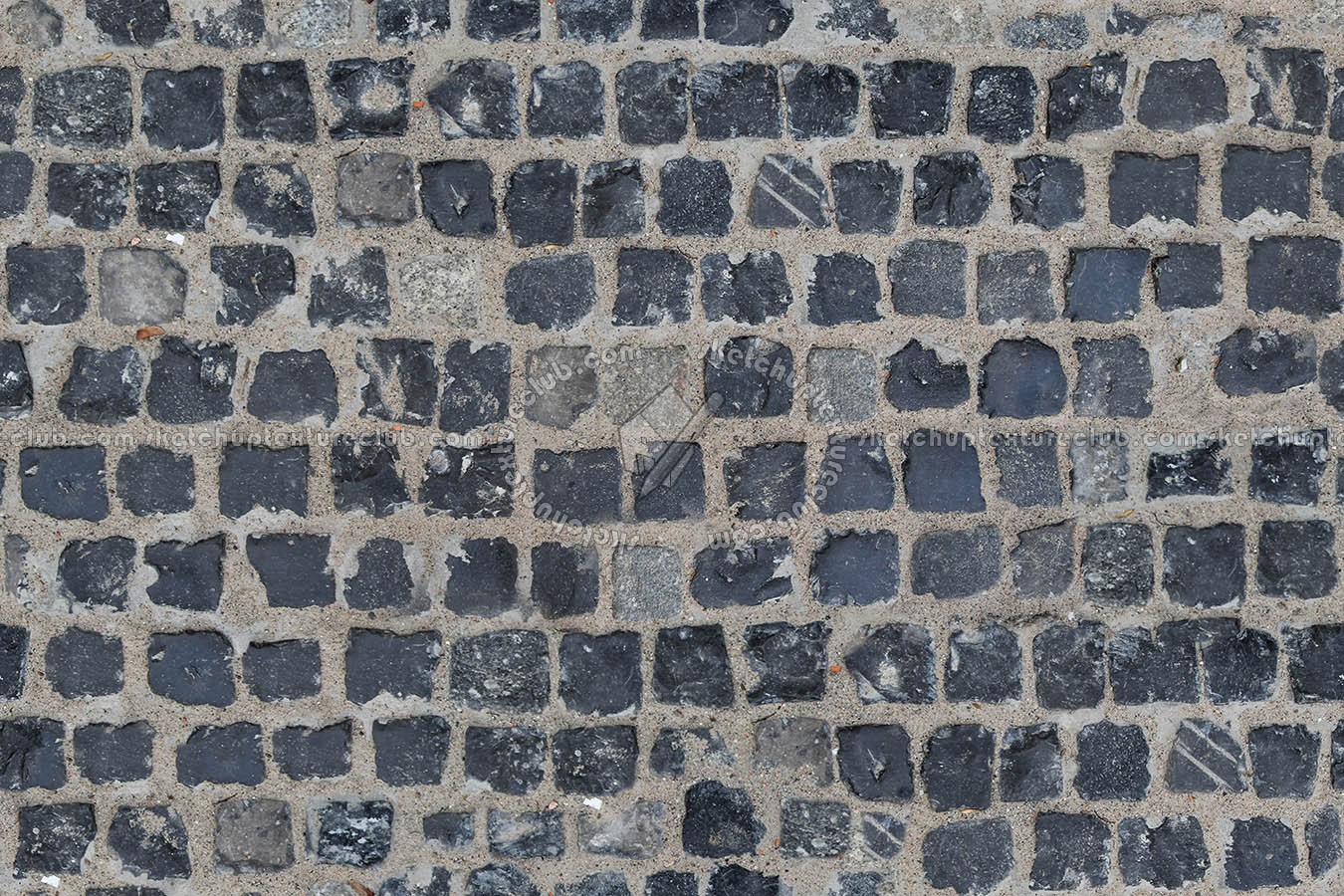 Textures   -   ARCHITECTURE   -   ROADS   -   Paving streets   -   Damaged cobble  - Damaged cobblestone texture seamless 21236 (seamless)