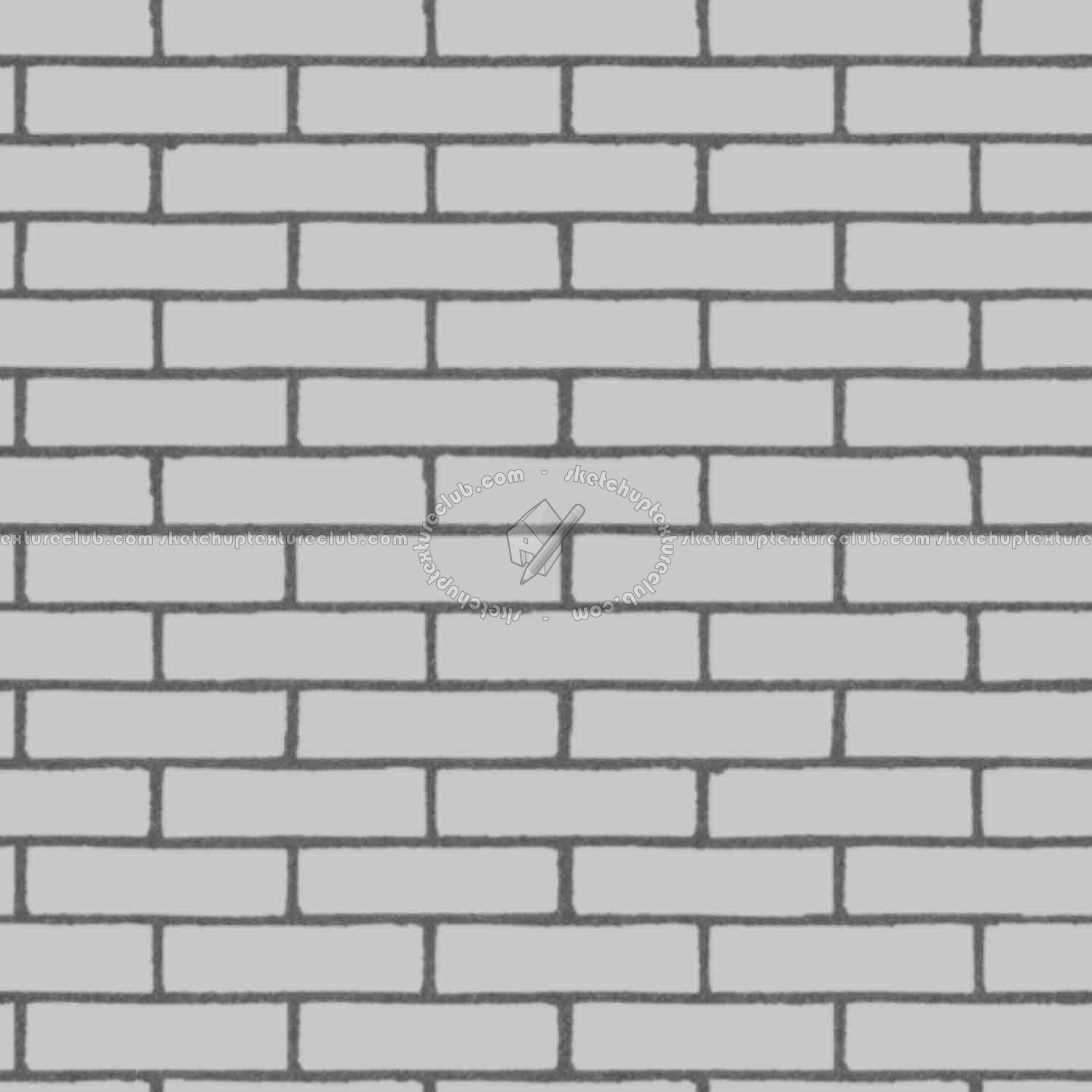 Textures   -   ARCHITECTURE   -   BRICKS   -   Facing Bricks   -   Smooth  - Facing smooth bricks texture seamless 00295 - Displacement