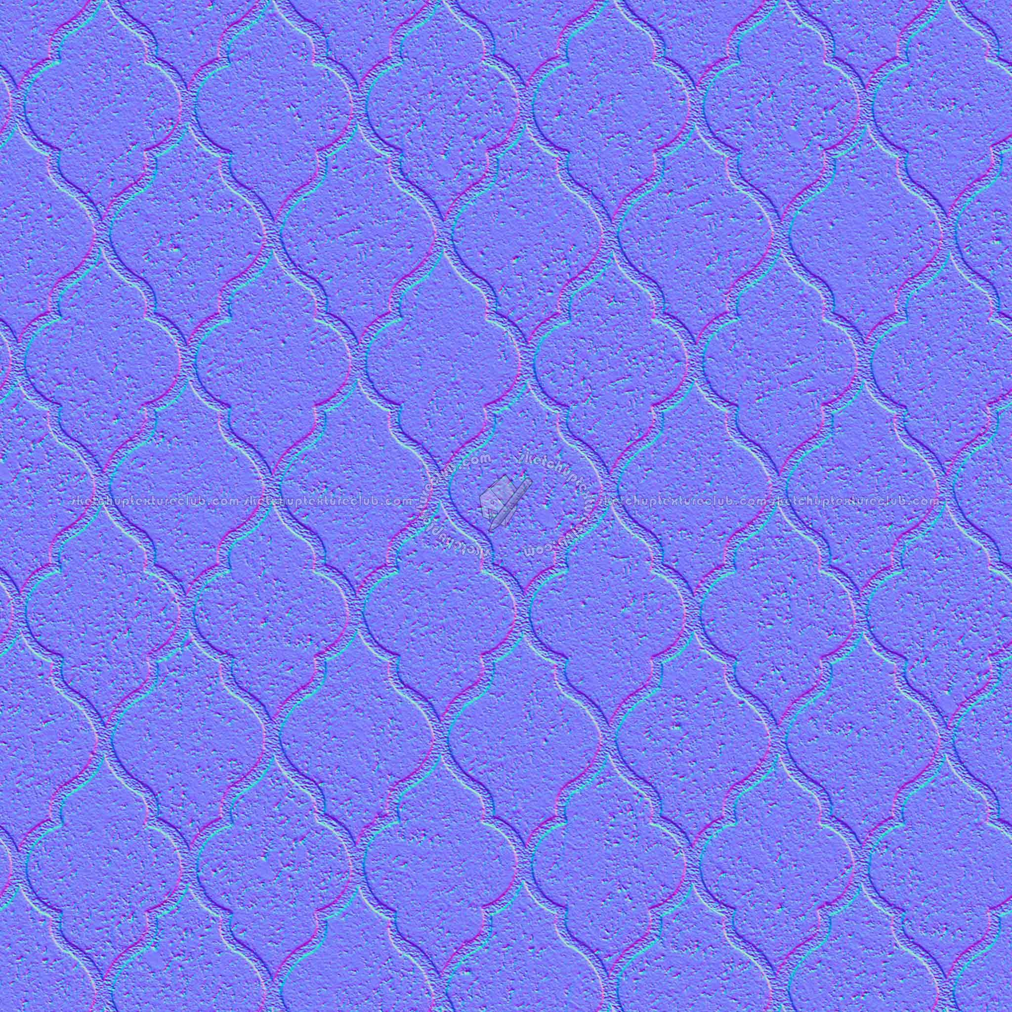 Textures   -   ARCHITECTURE   -   PAVING OUTDOOR   -   Concrete   -   Blocks mixed  - Paving concrete mixed size texture seamless 05607 - Normal