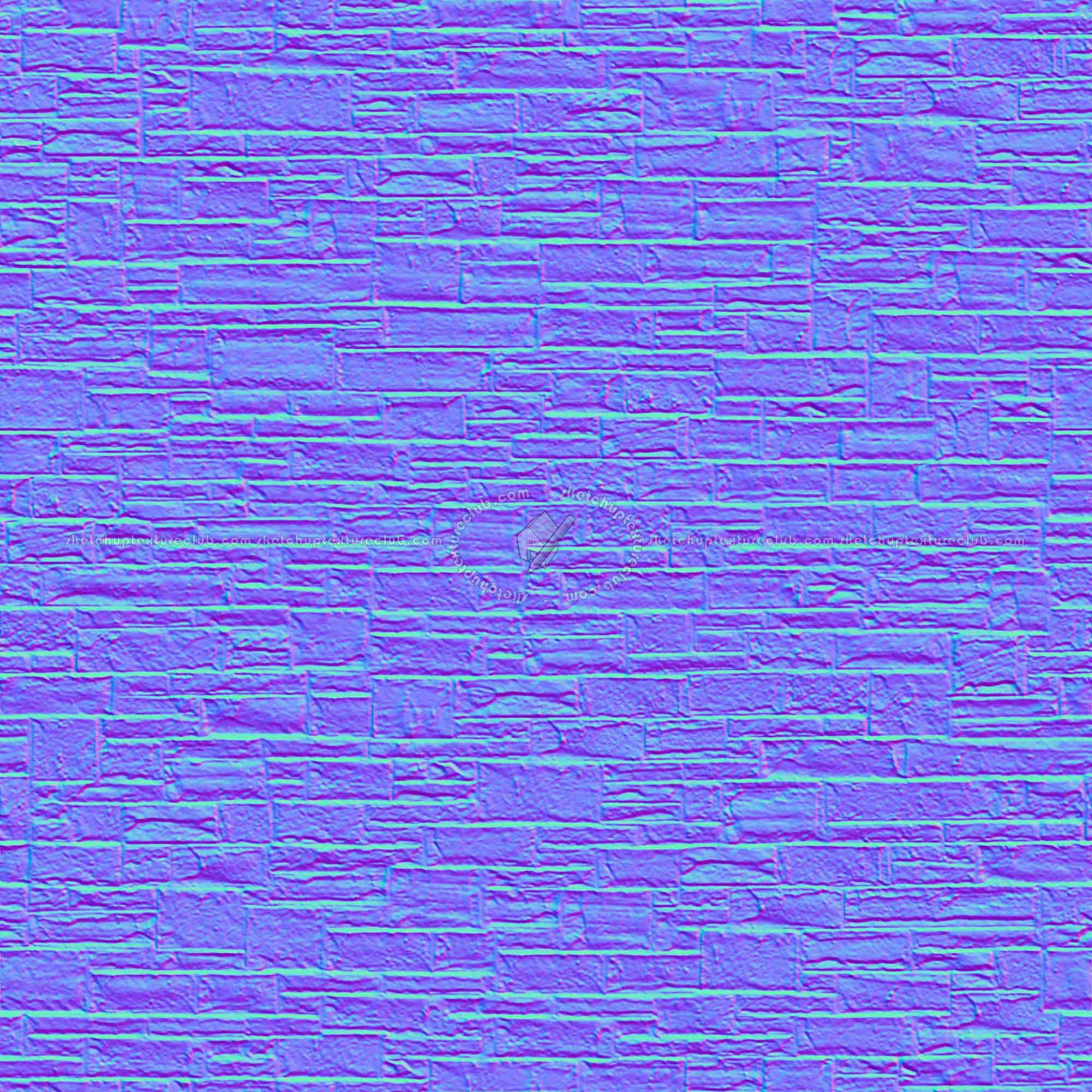 Textures   -   FREE PBR TEXTURES  - stone wall cladding PBR texture seamless DEMO 22063 - Normal