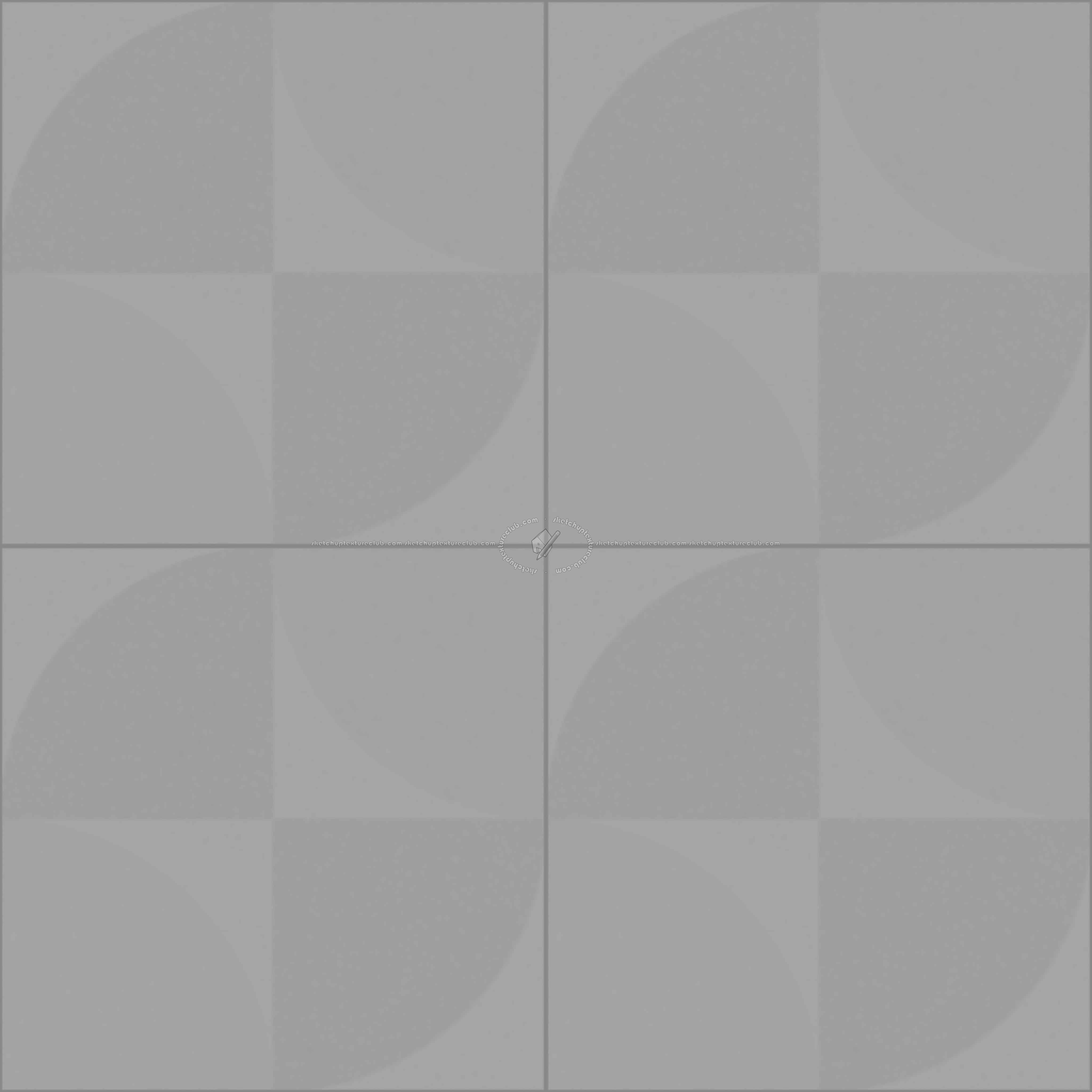 Textures - ARCHITECTURE - TILES INTERIOR - Terrazzo - terrazzo floor cementine style pbr texture seamless 22167 - Displacement