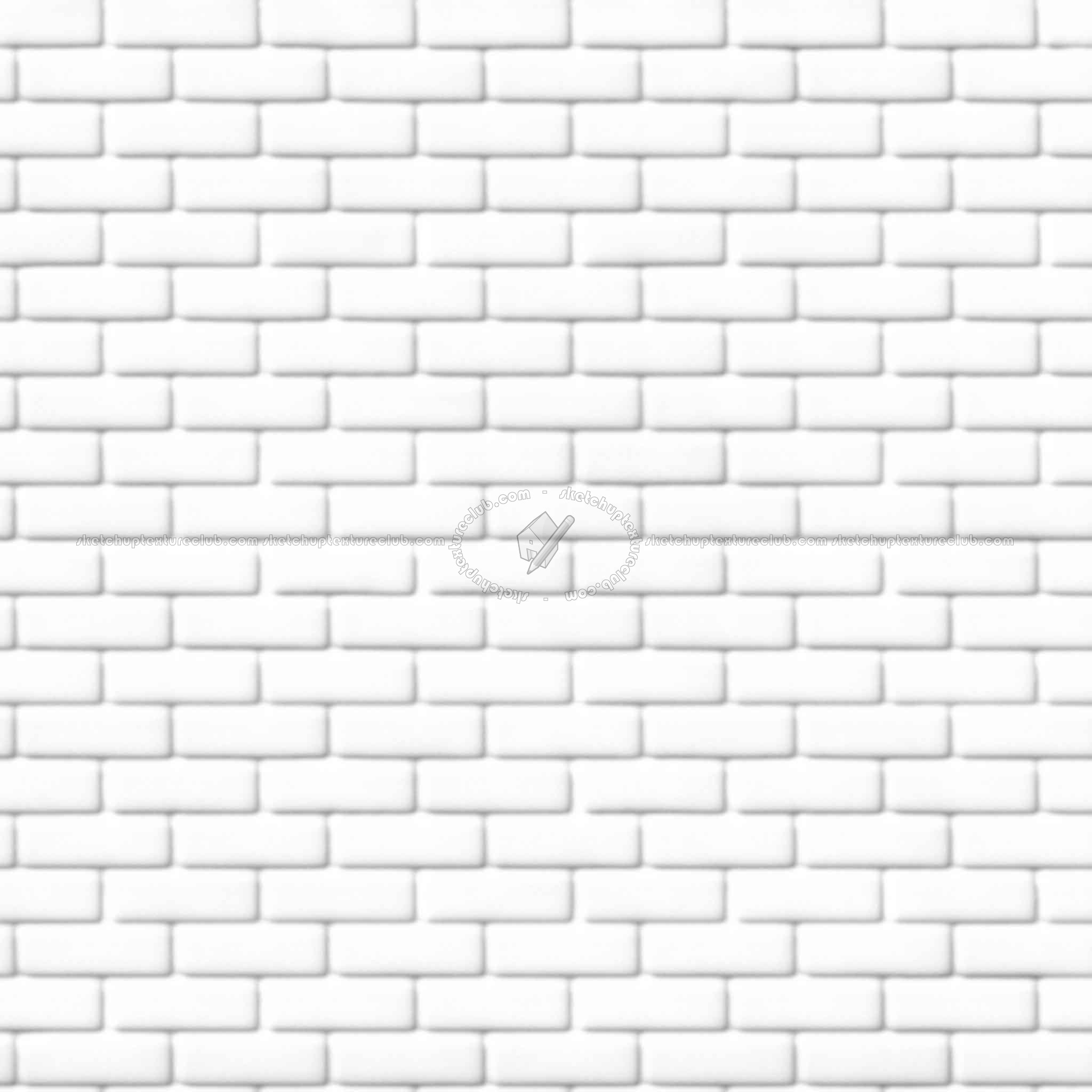 Textures   -   ARCHITECTURE   -   BRICKS   -   Colored Bricks   -   Smooth  - Texture colored bricks smooth seamless 00097 - Ambient occlusion