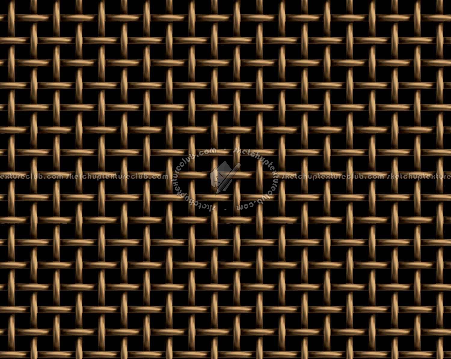Textures   -   MATERIALS   -   METALS   -   Perforated  - Brushed bronze perforated metal texture seamless 10518 - Specular