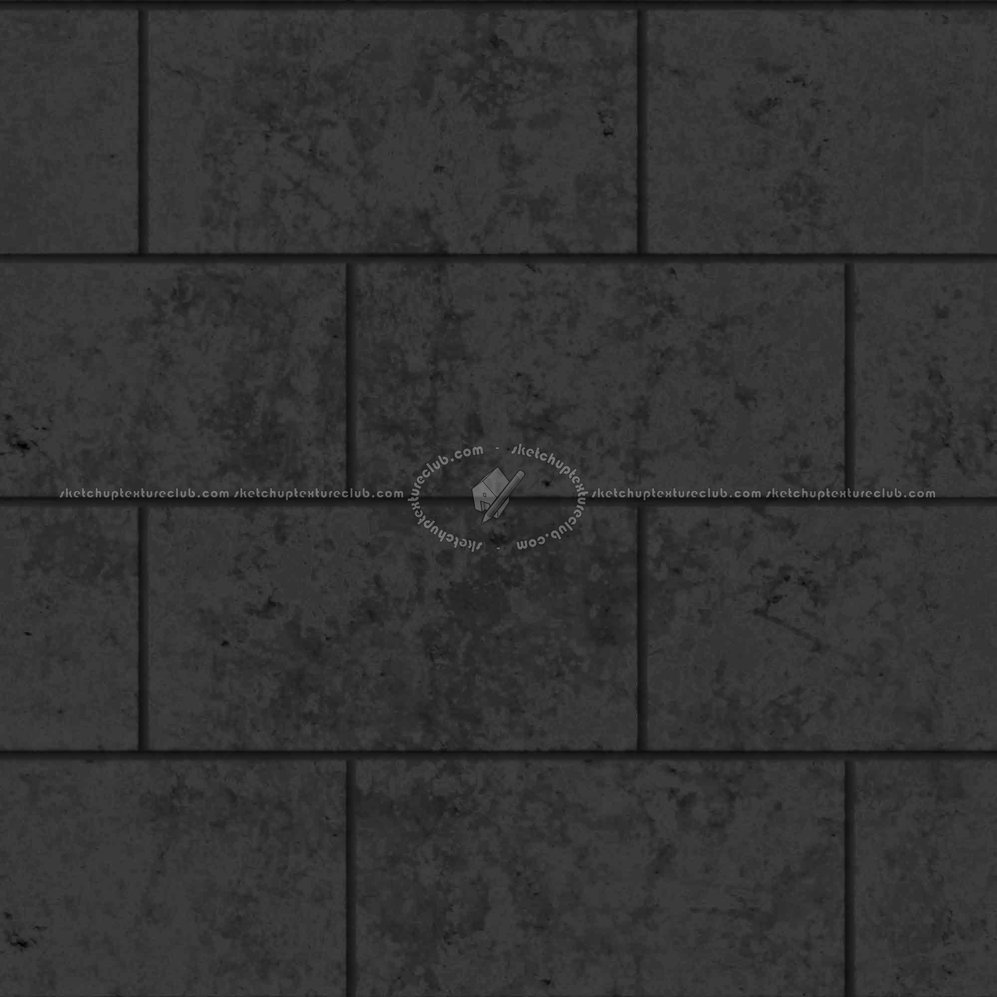 Textures   -   ARCHITECTURE   -   CONCRETE   -   Plates   -   Dirty  - Concrete dirt plates wall texture seamless 01771 - Displacement