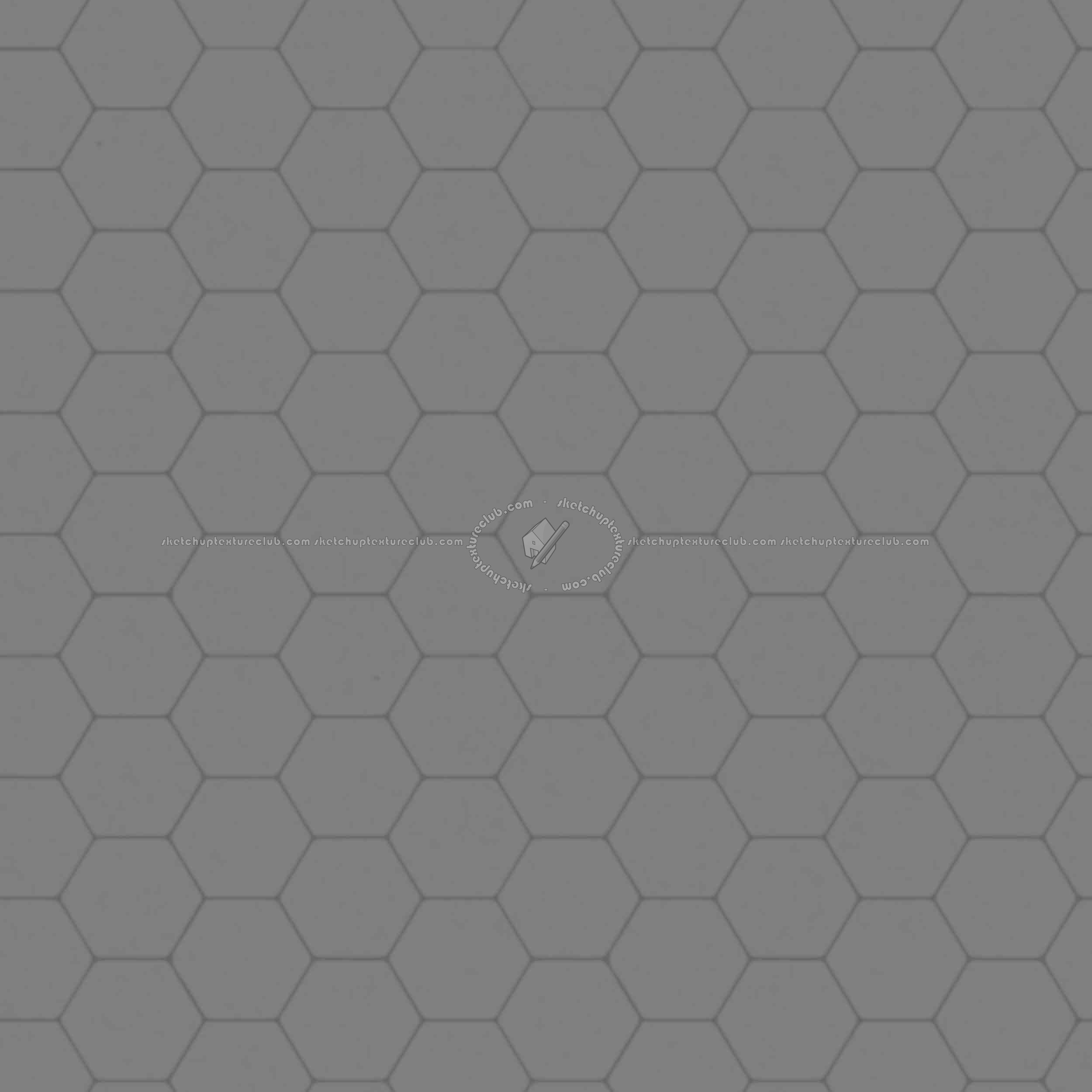 Textures   -   ARCHITECTURE   -   TILES INTERIOR   -   Marble tiles   -   Green  - hexagonal green marble tile texture seamless 21414 - Displacement