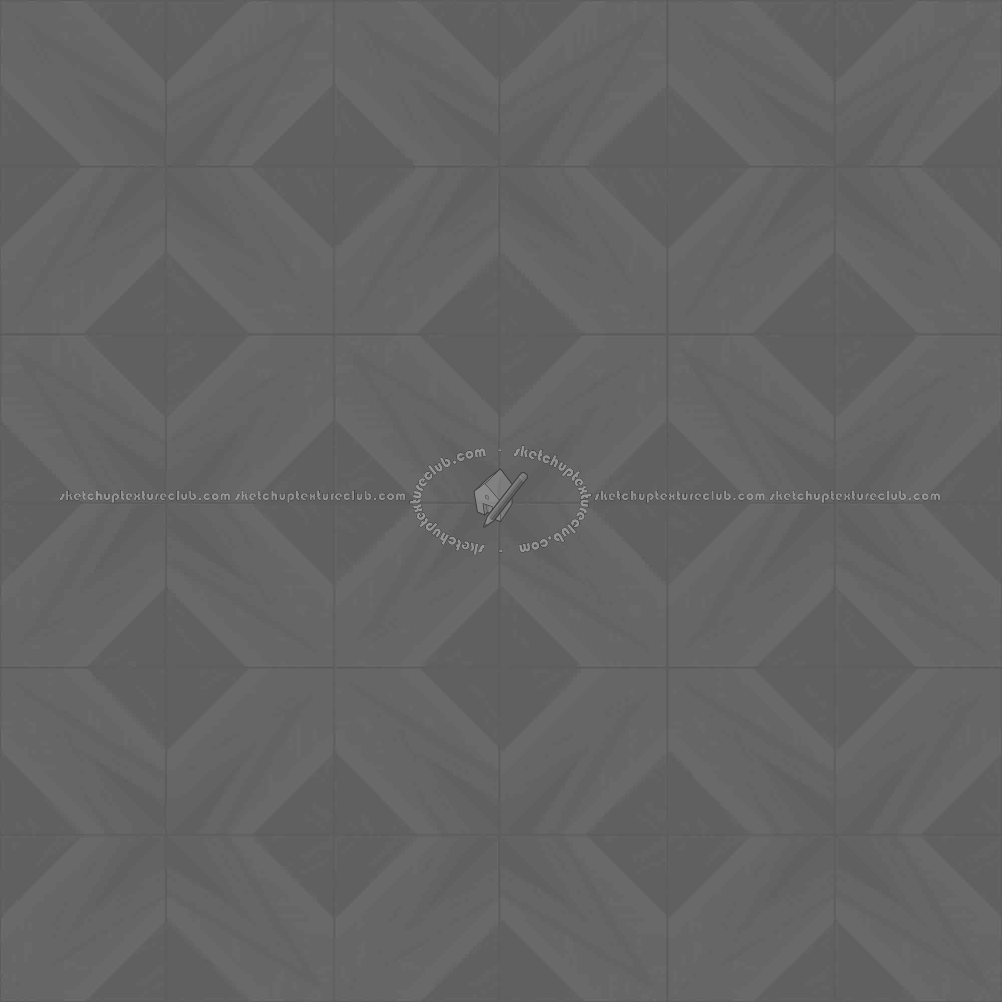 Textures   -   ARCHITECTURE   -   WOOD FLOORS   -   Geometric pattern  - Parquet geometric pattern texture seamless 04768 - Displacement