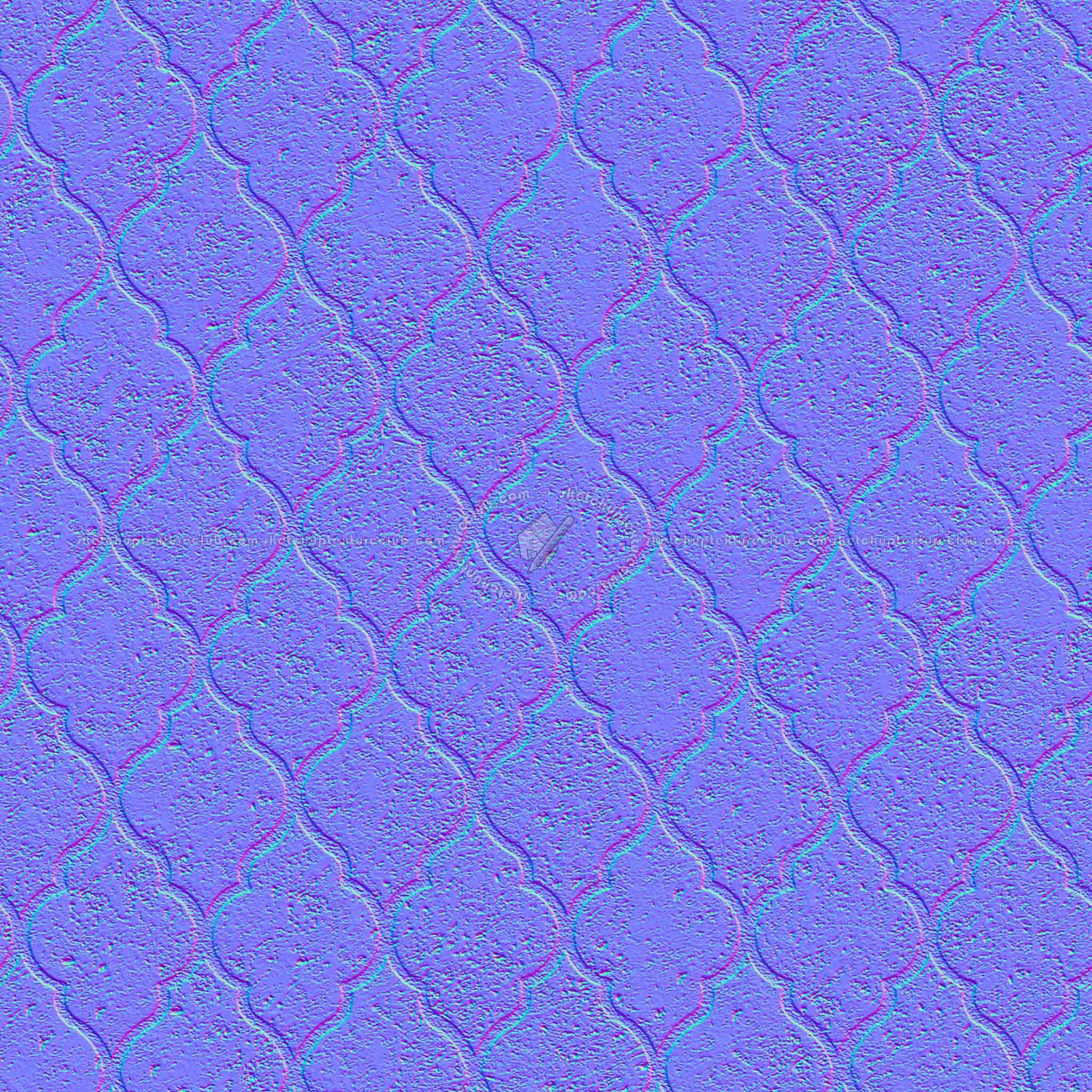 Textures   -   ARCHITECTURE   -   PAVING OUTDOOR   -   Concrete   -   Blocks mixed  - Paving concrete mixed size texture seamless 05608 - Normal