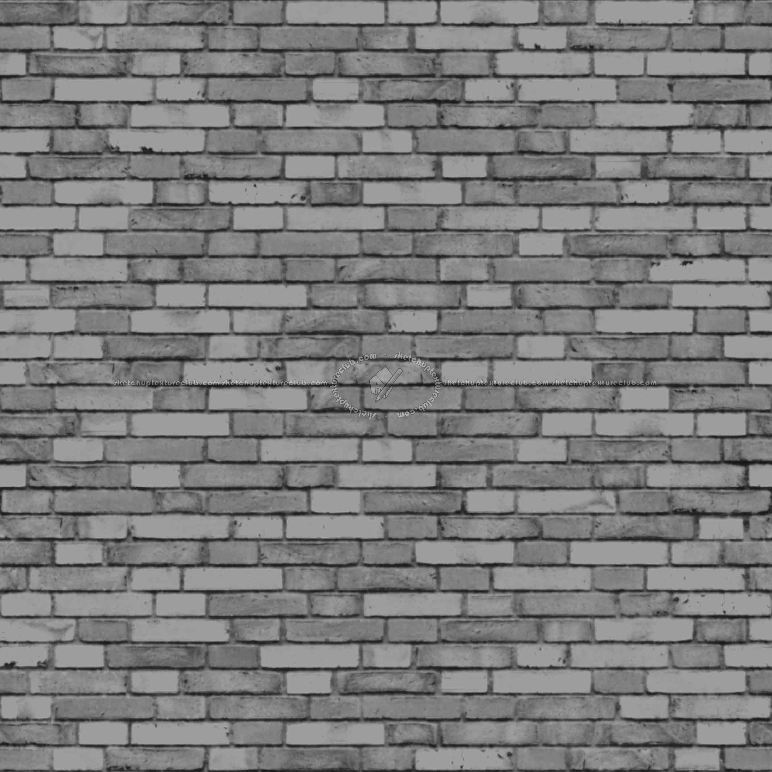 Textures   -   ARCHITECTURE   -   BRICKS   -   Facing Bricks   -   Rustic  - Rustic bricks texture seamless 00220 - Displacement