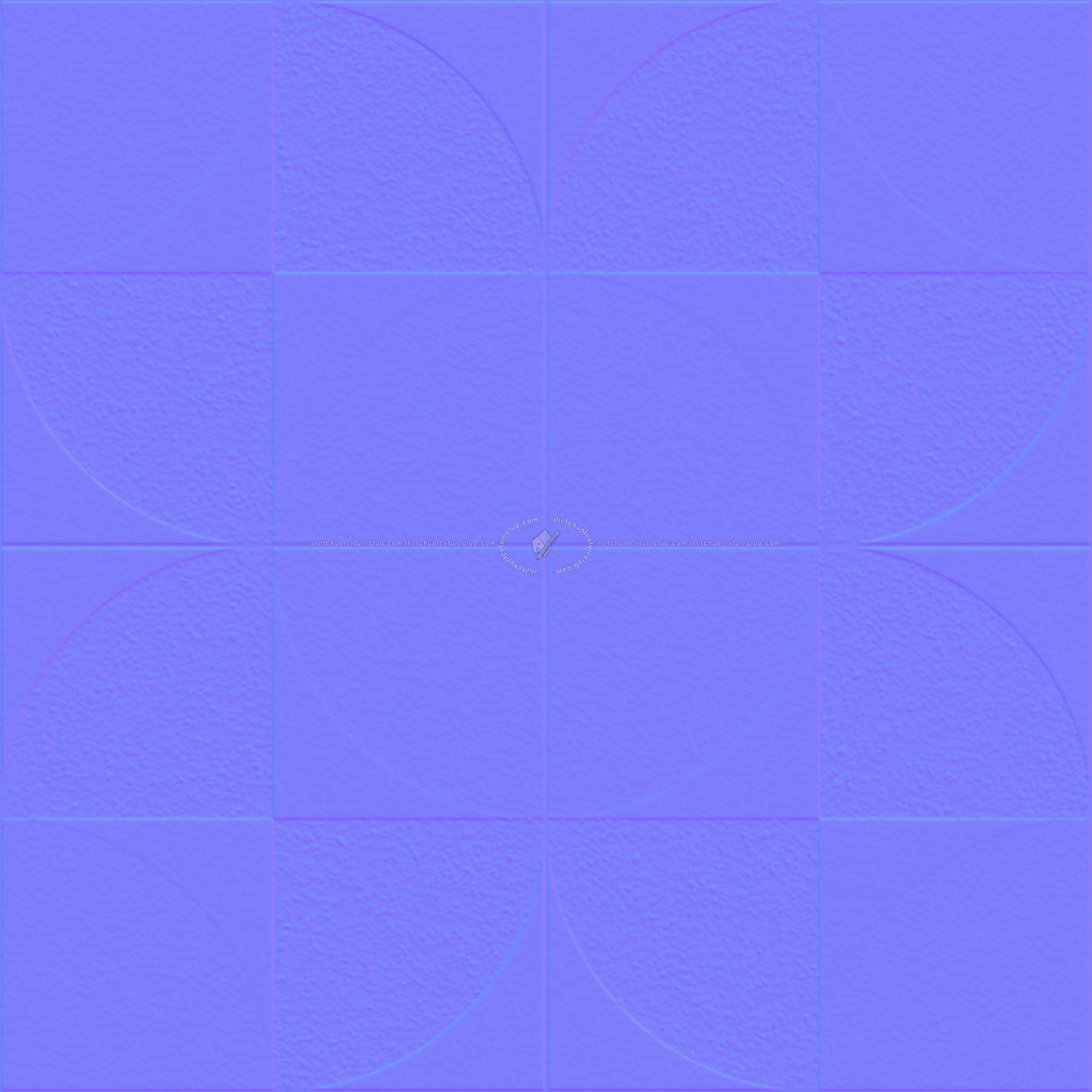 Textures   -   ARCHITECTURE   -   TILES INTERIOR   -   Terrazzo  - terrazzo floor cementine style pbr texture seamless 22168 - Normal