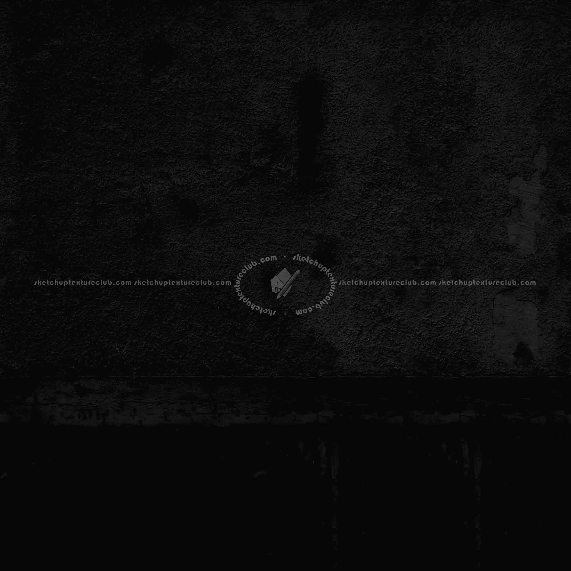 Textures   -   ARCHITECTURE   -   CONCRETE   -   Bare   -   Damaged walls  - Concrete bare damaged texture horizontal seamless 01407 - Specular