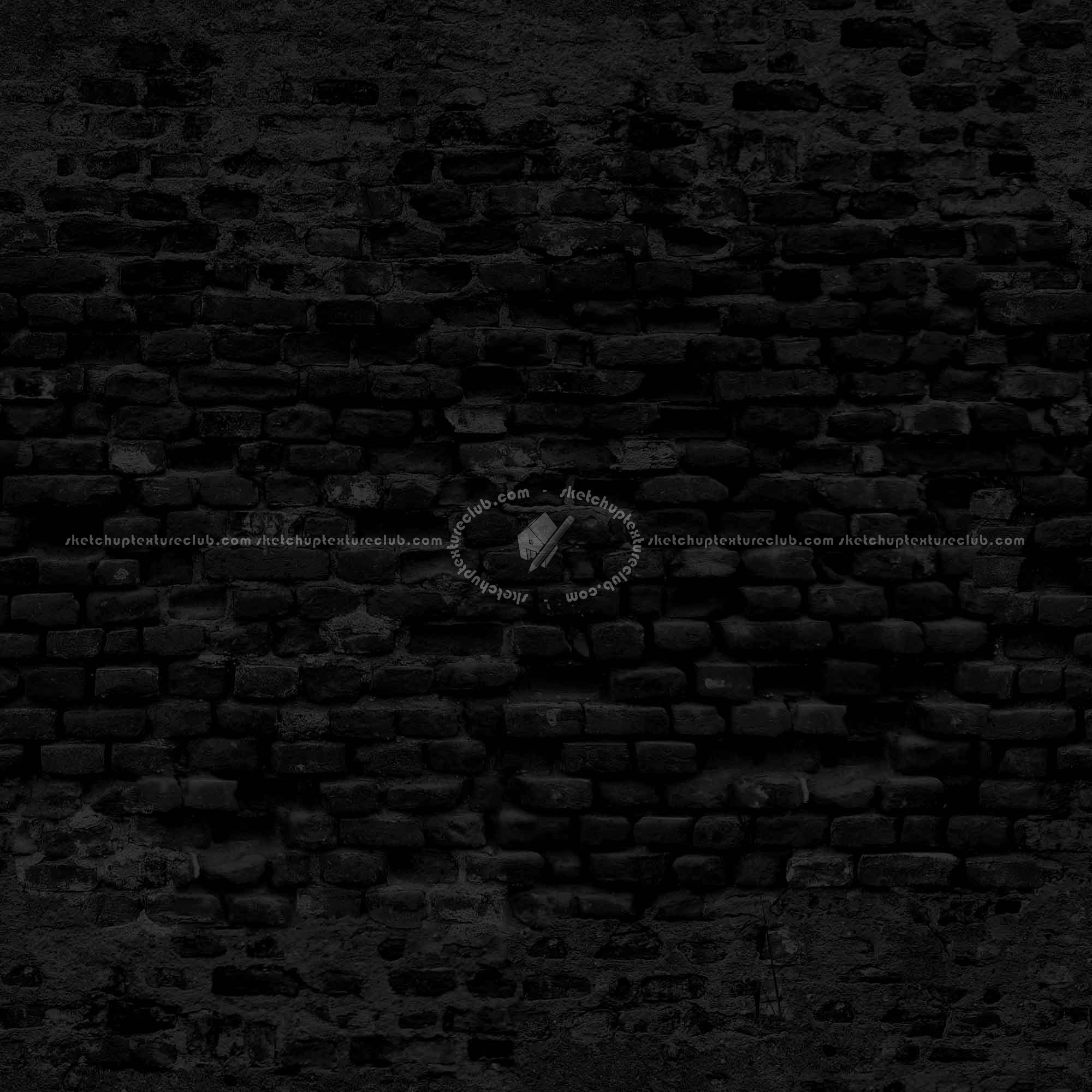 Textures   -   ARCHITECTURE   -   BRICKS   -   Damaged bricks  - Damaged bricks texture seamless 19659 - Specular