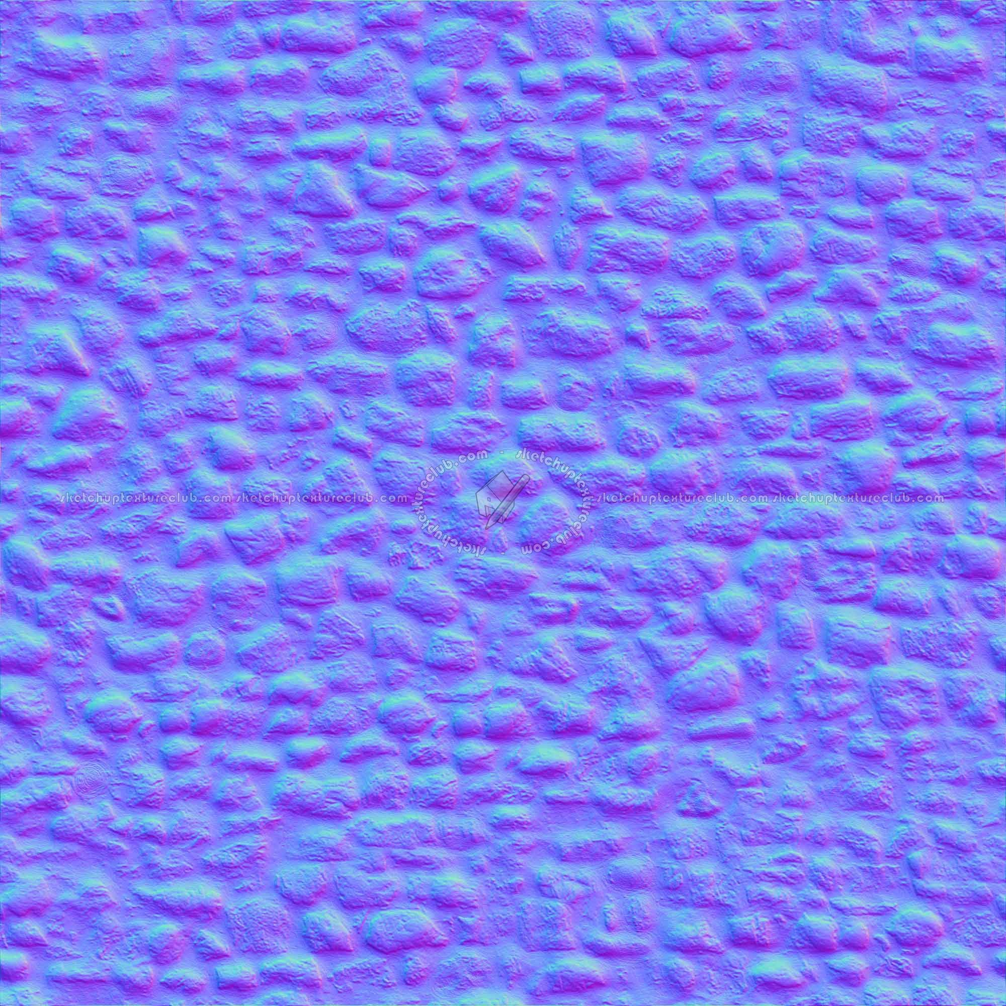 Textures   -   ARCHITECTURE   -   STONES WALLS   -   Damaged walls  - Damaged wall stone texture seamless 08282 - Normal