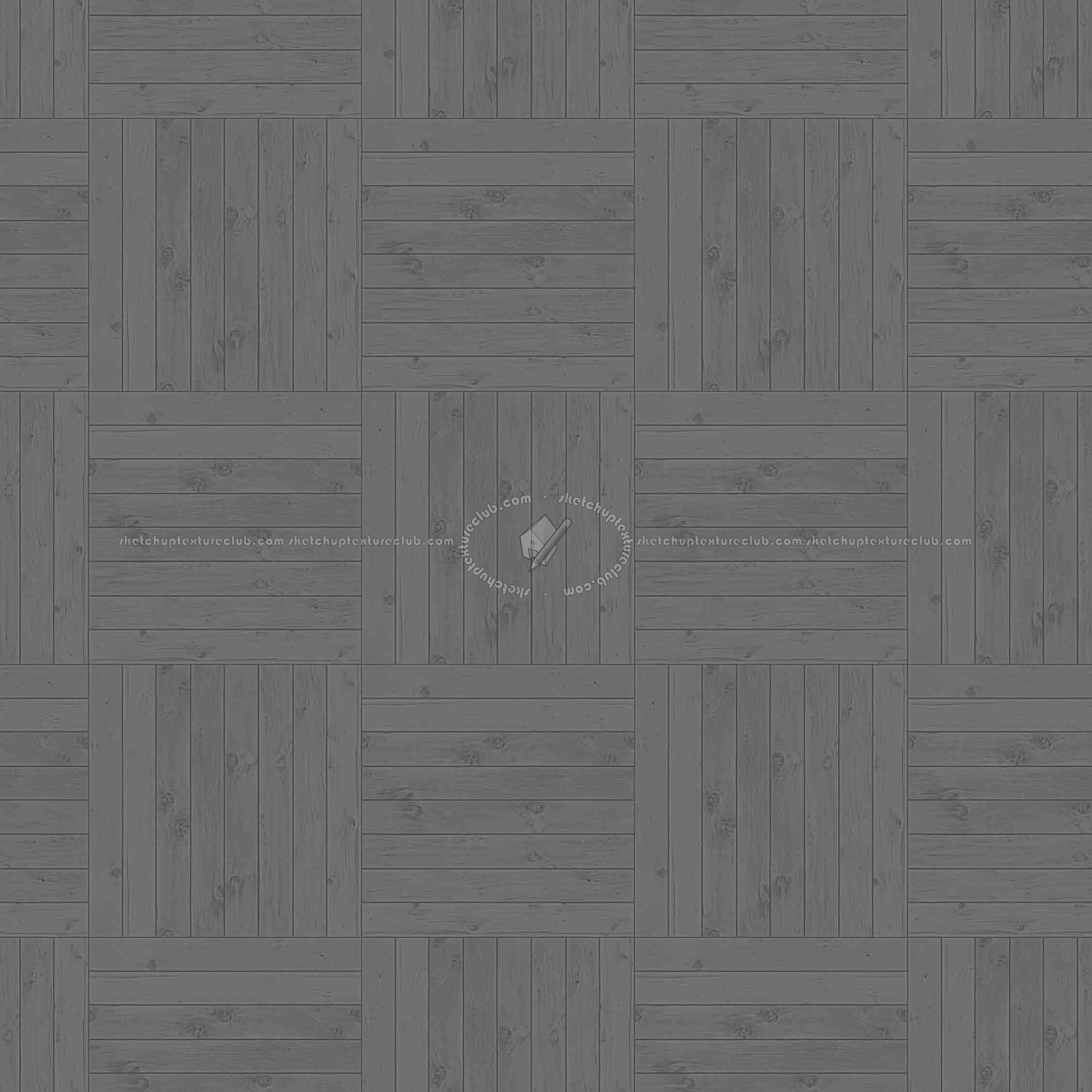 Textures   -   ARCHITECTURE   -   WOOD FLOORS   -   Parquet square  - Wood flooring square texture seamless 05434 - Specular