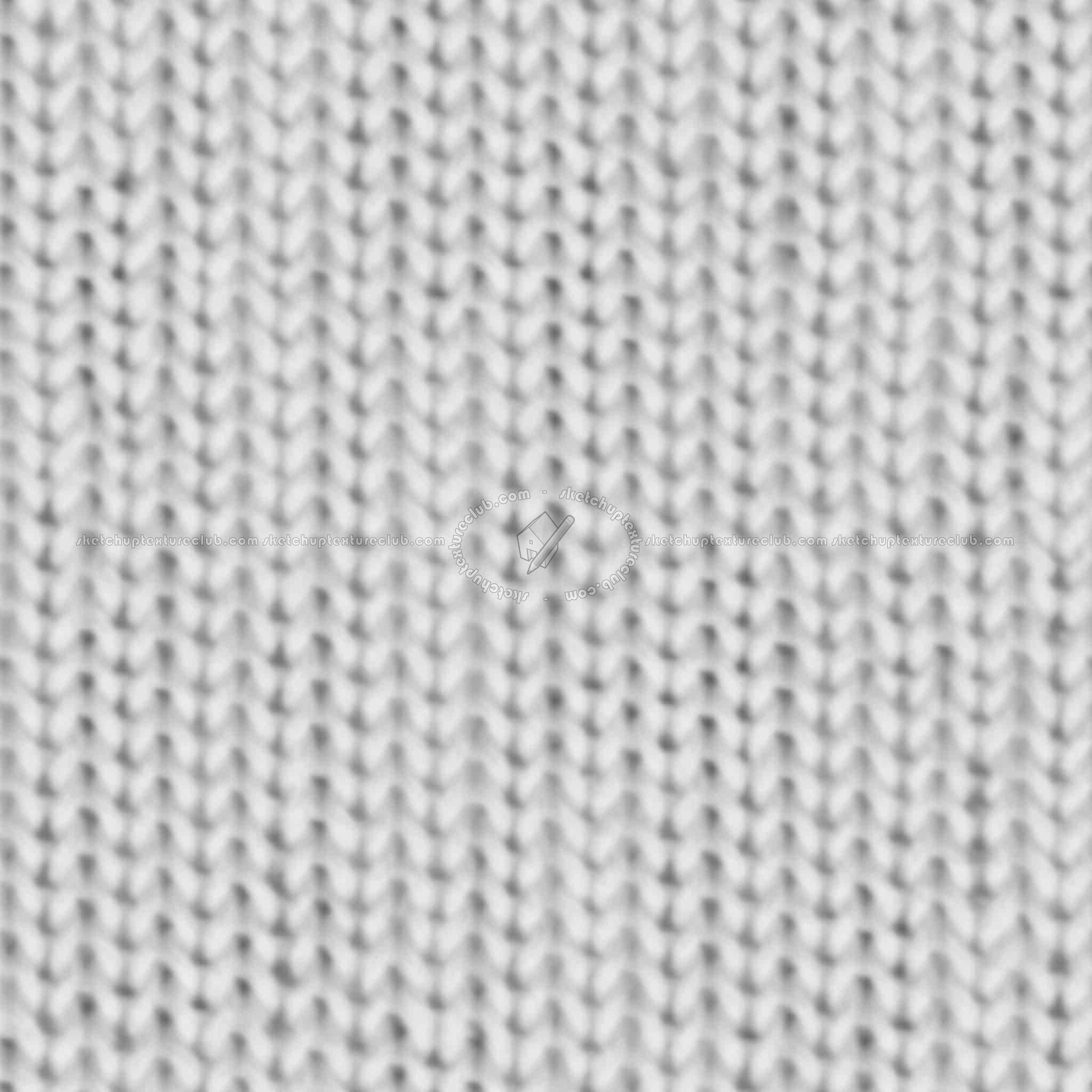 Textures   -   MATERIALS   -   FABRICS   -   Jersey  - wool knitted texture seamless 21392 - Displacement