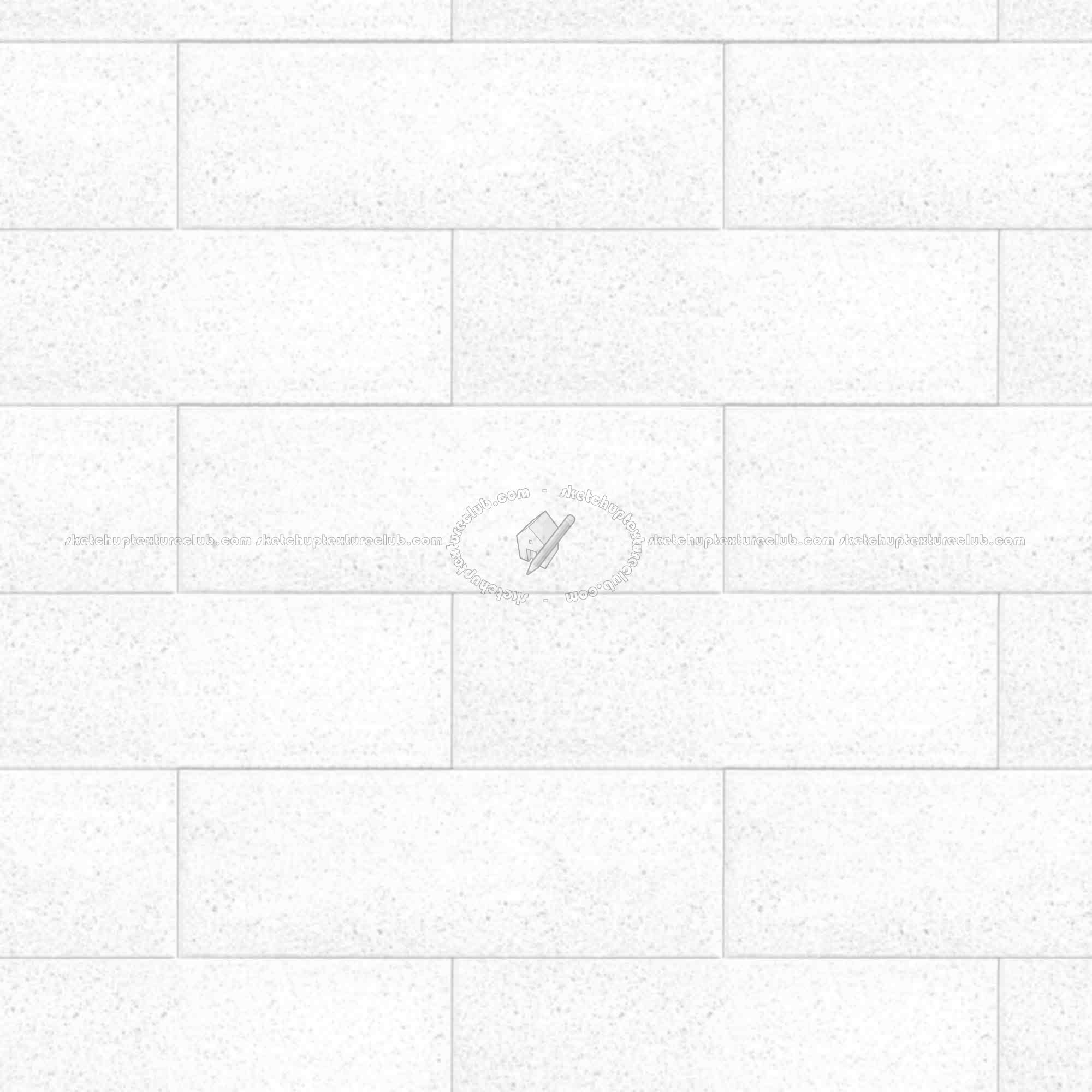 Textures   -   ARCHITECTURE   -   CONCRETE   -   Plates   -   Clean  - Clean cinder block texture seamless 01671 - Ambient occlusion