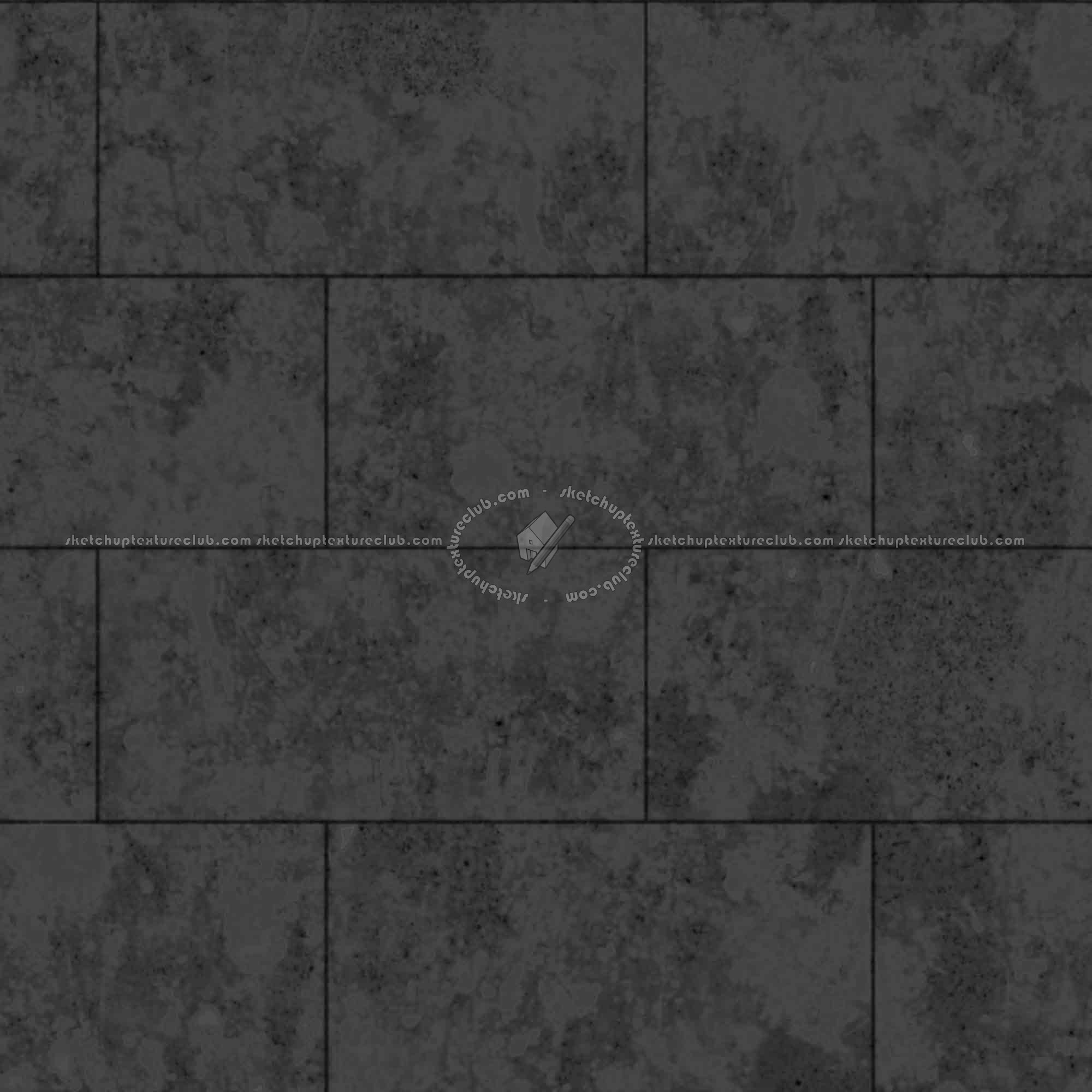 Textures   -   ARCHITECTURE   -   CONCRETE   -   Plates   -   Dirty  - Concrete dirt plates wall texture seamless 01773 - Displacement