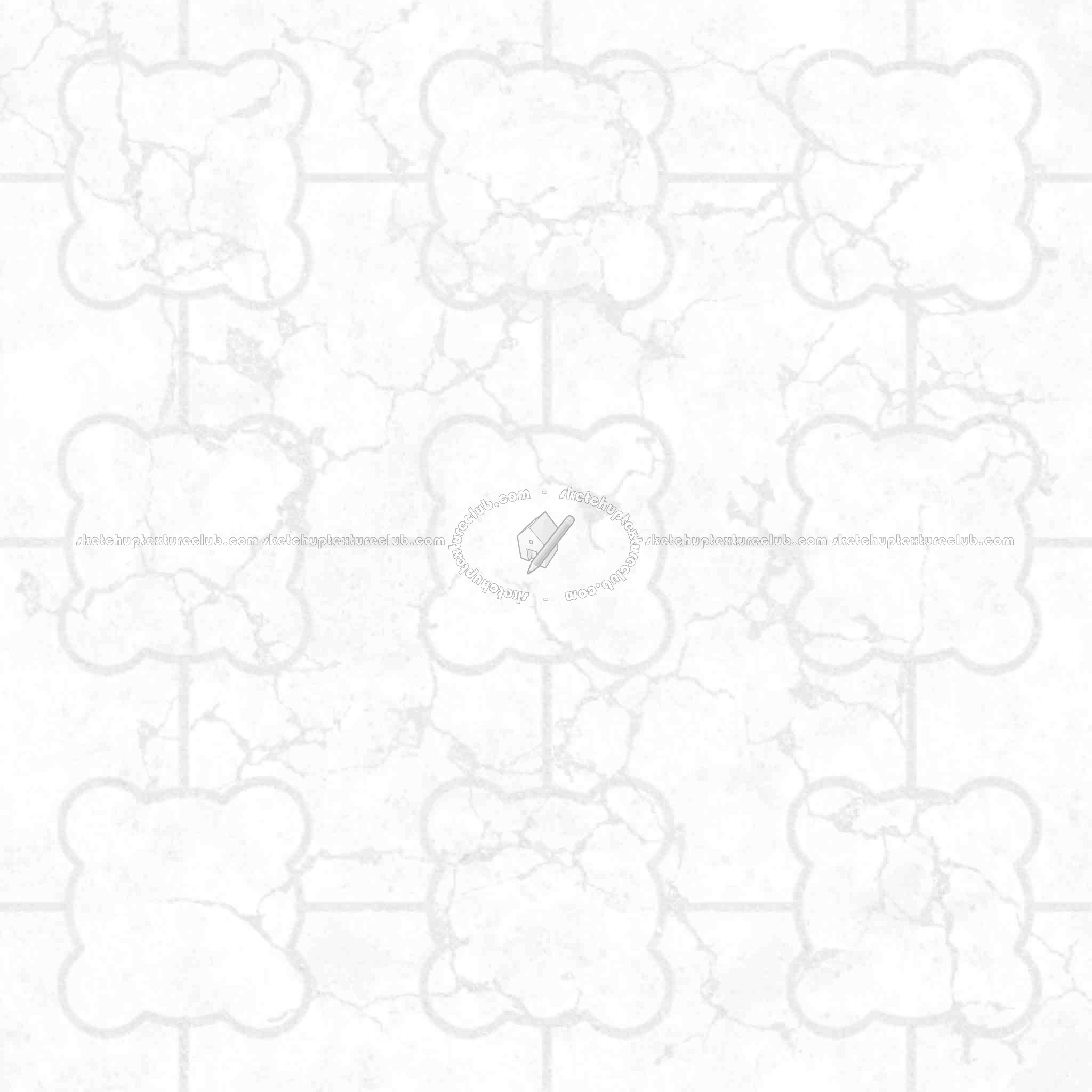 Textures   -   ARCHITECTURE   -   PAVING OUTDOOR   -   Concrete   -   Blocks damaged  - Concrete paving outdoor damaged texture seamless 05528 - Ambient occlusion