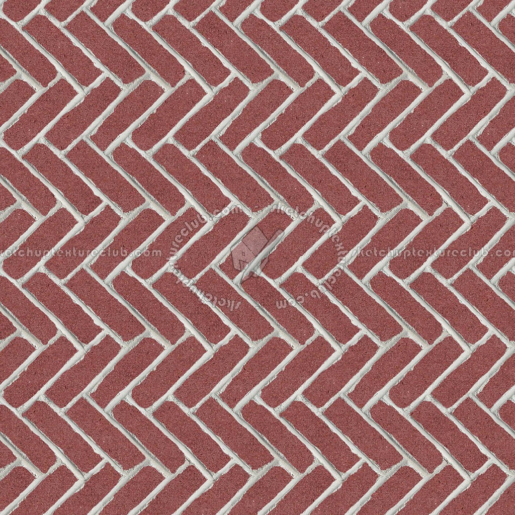 Textures   -   ARCHITECTURE   -   PAVING OUTDOOR   -   Concrete   -   Herringbone  - Concrete paving herringbone outdoor texture seamless 05838 (seamless)