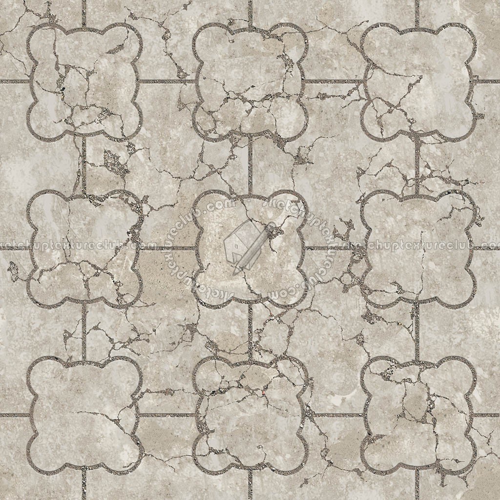 Textures   -   ARCHITECTURE   -   PAVING OUTDOOR   -   Concrete   -   Blocks damaged  - Concrete paving outdoor damaged texture seamless 05528 (seamless)