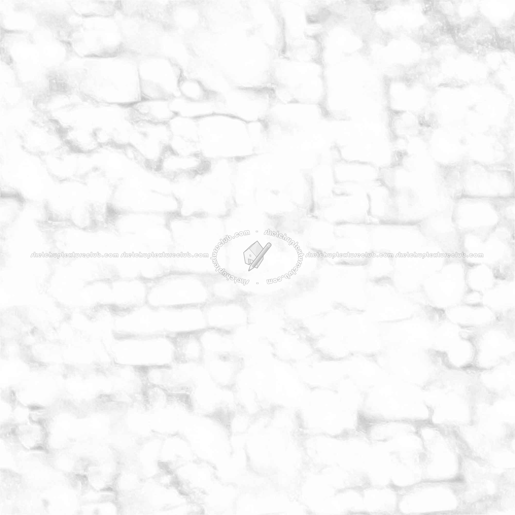 Textures   -   ARCHITECTURE   -   STONES WALLS   -   Damaged walls  - Damaged wall stone texture seamless 08283 - Ambient occlusion