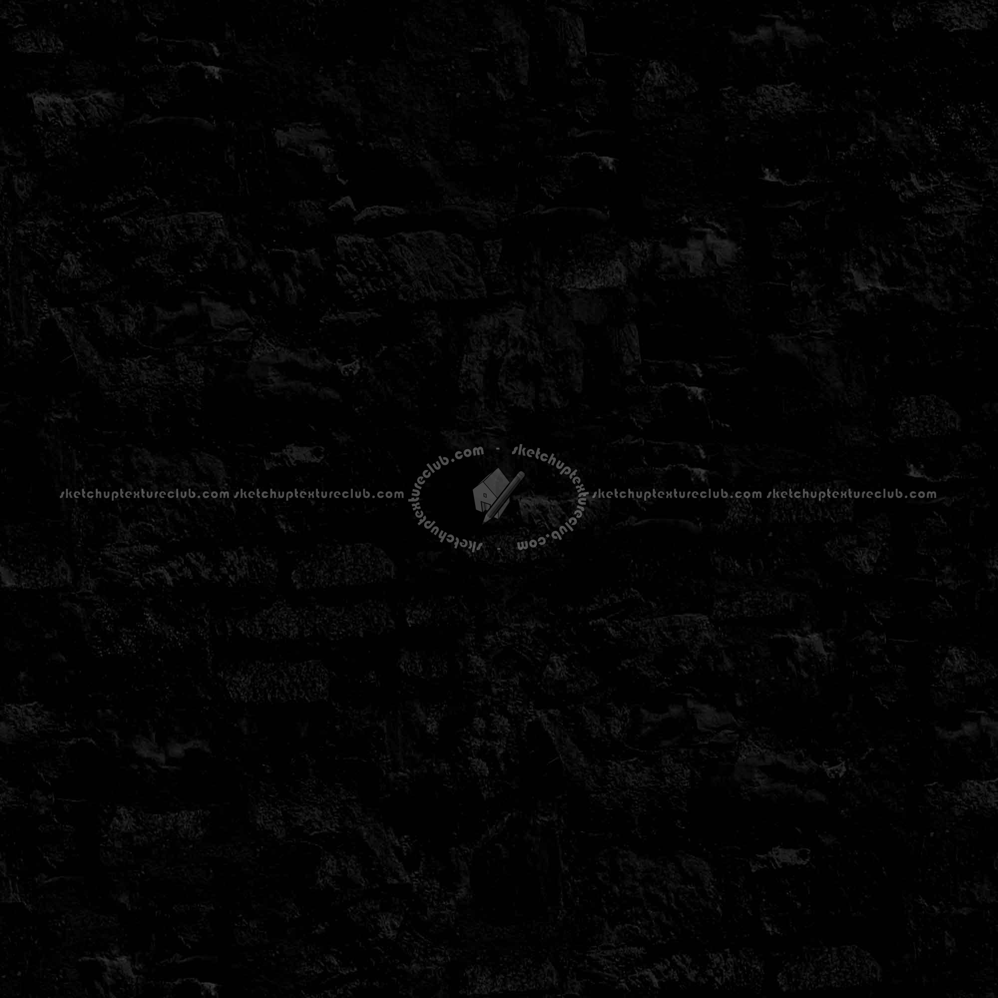 Textures   -   ARCHITECTURE   -   STONES WALLS   -   Damaged walls  - Damaged wall stone texture seamless 08283 - Specular