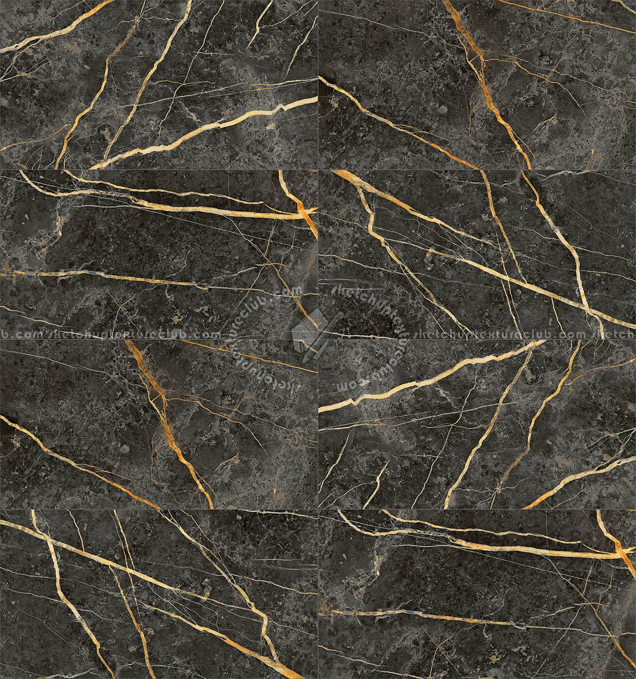 Textures   -   ARCHITECTURE   -   TILES INTERIOR   -   Marble tiles   -   Black  - Marquina gold marble tiles pbr texture seamless 22599 (seamless)