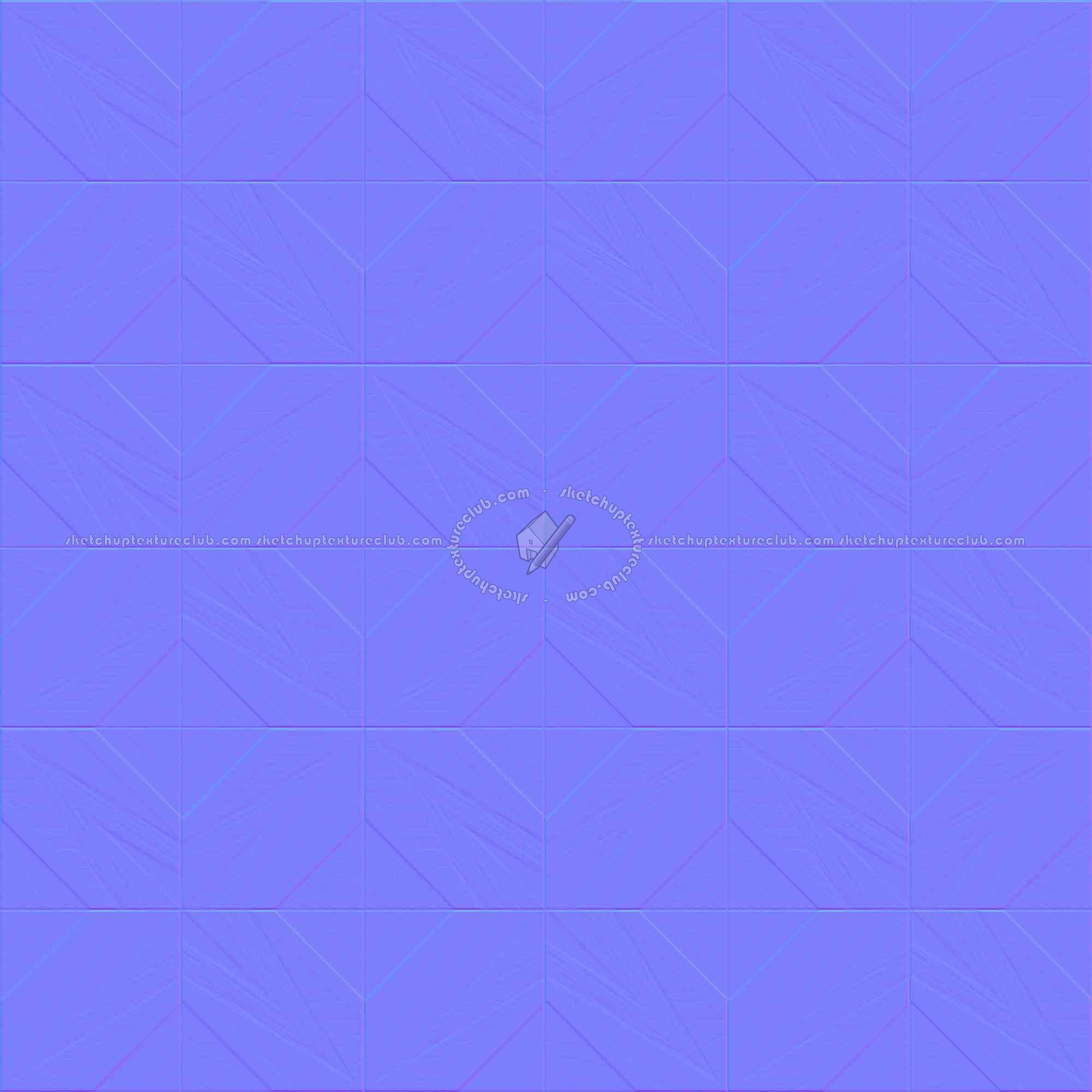 Textures   -   ARCHITECTURE   -   WOOD FLOORS   -   Geometric pattern  - Parquet geometric pattern texture seamless 04770 - Normal